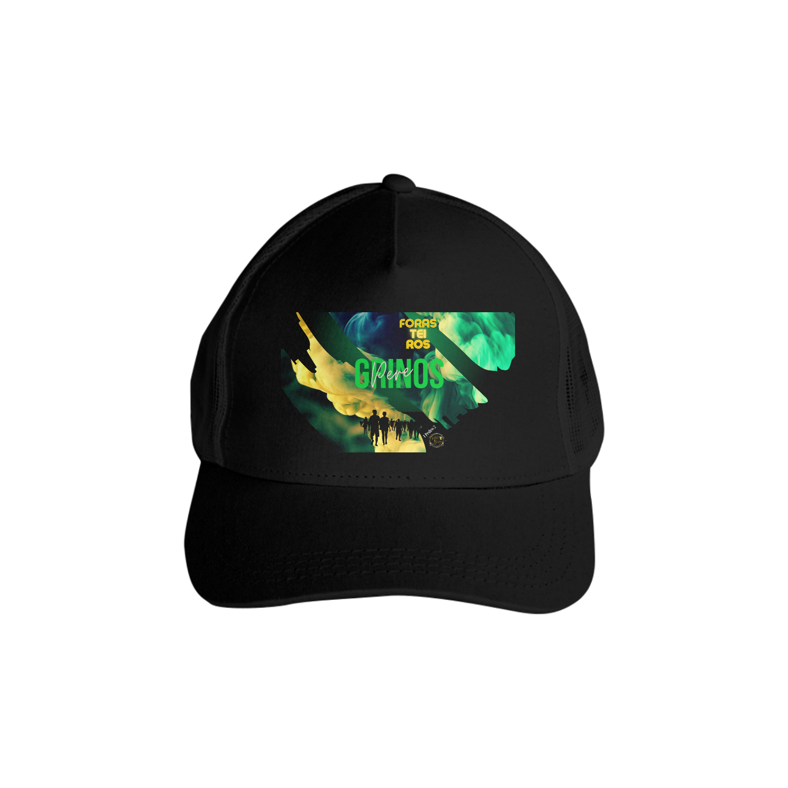 Boné Estampado Modelo Americano Forasteiros Peregrinos