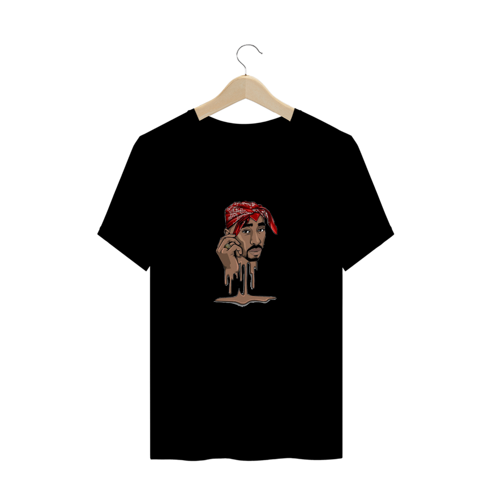 Camiseta Estampada Tupac Shakur