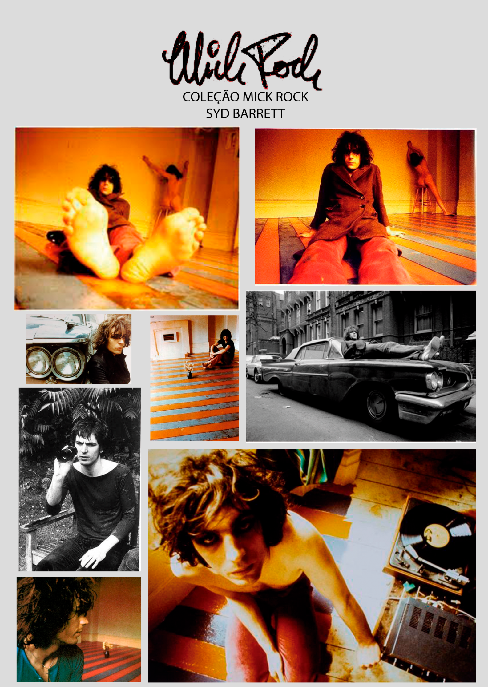 Nome do produto  Mick Rock - Syd Barrett - Poster A3