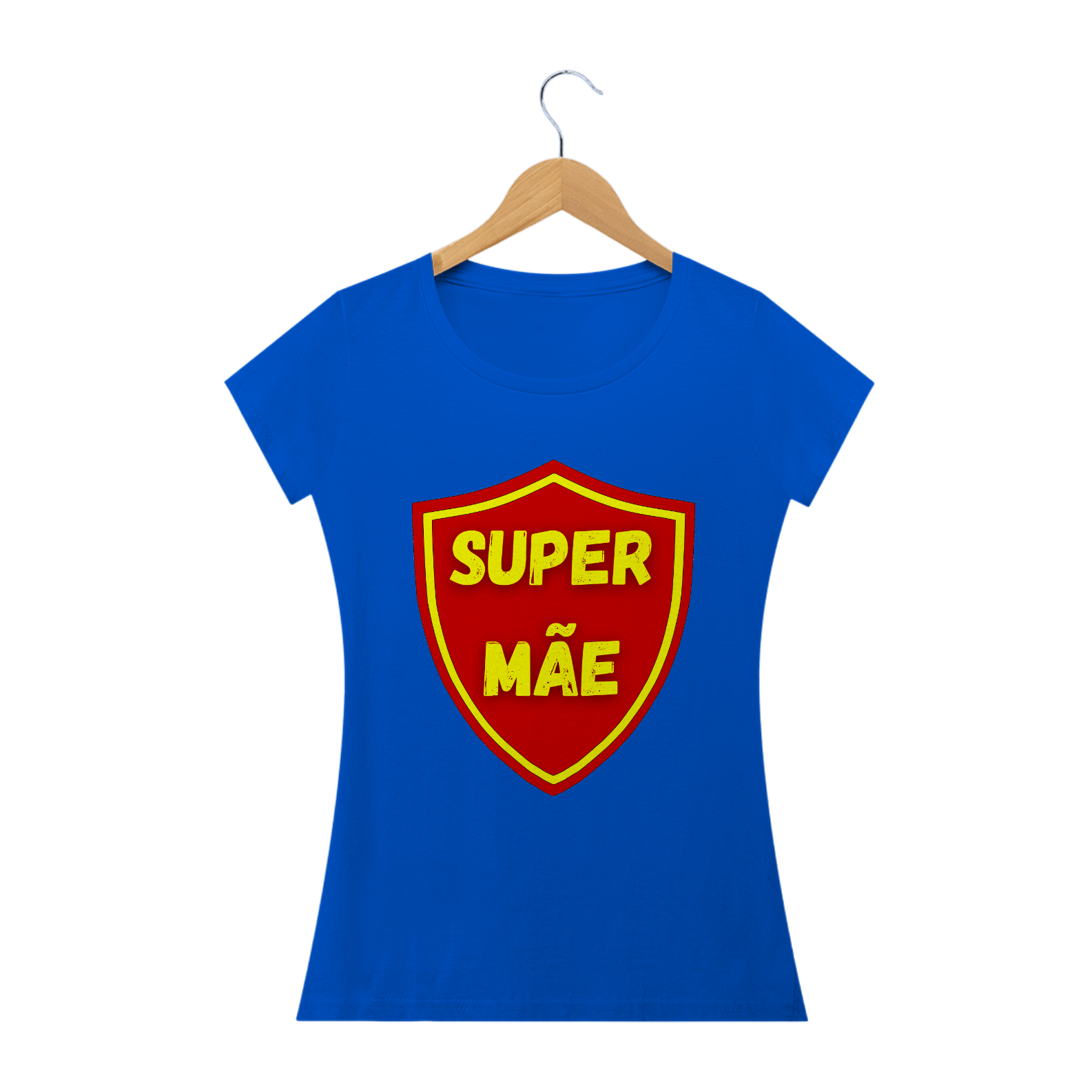 Camiseta Baby Long Frase Super Mãe