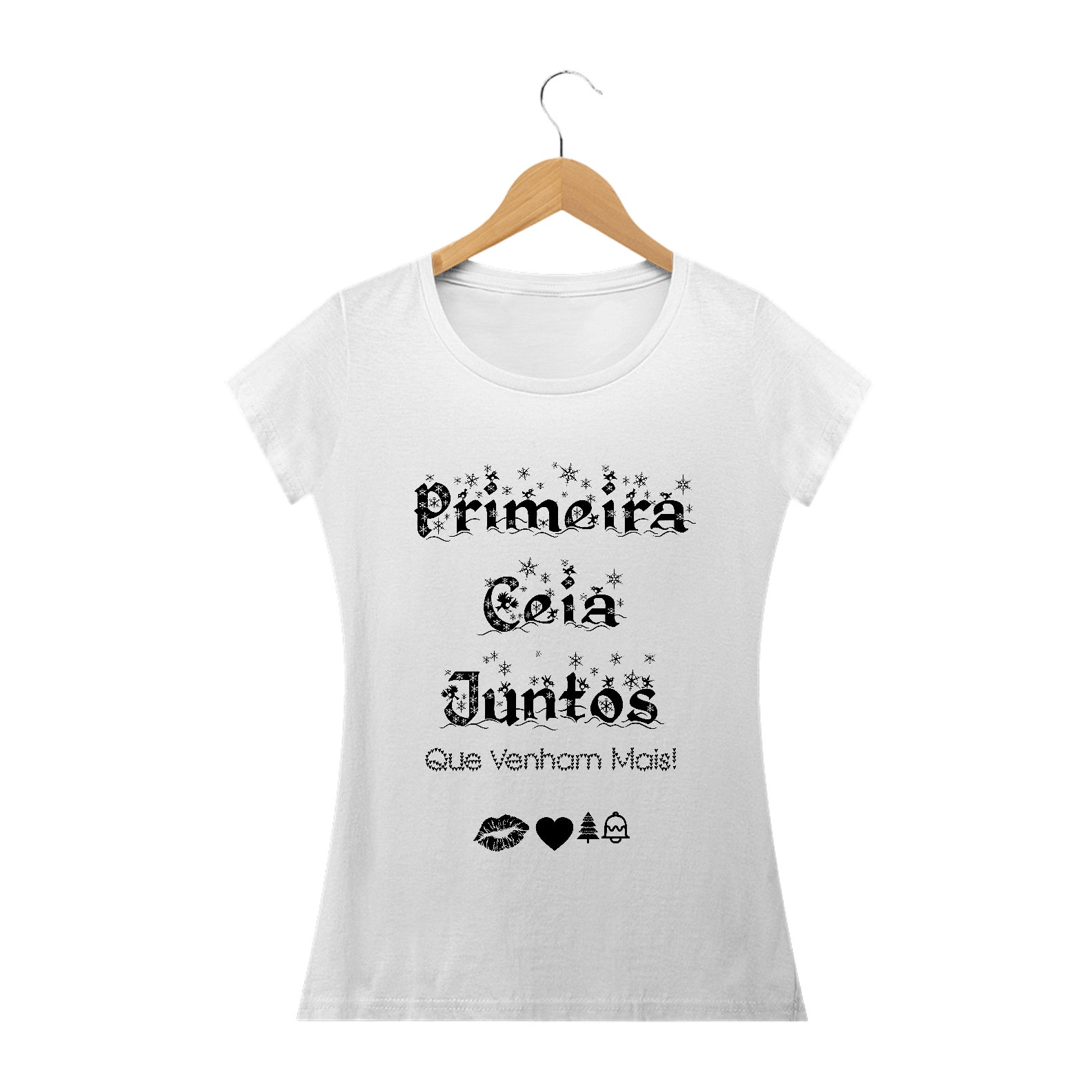 Camiseta baby look Primeira Ceia Juntos