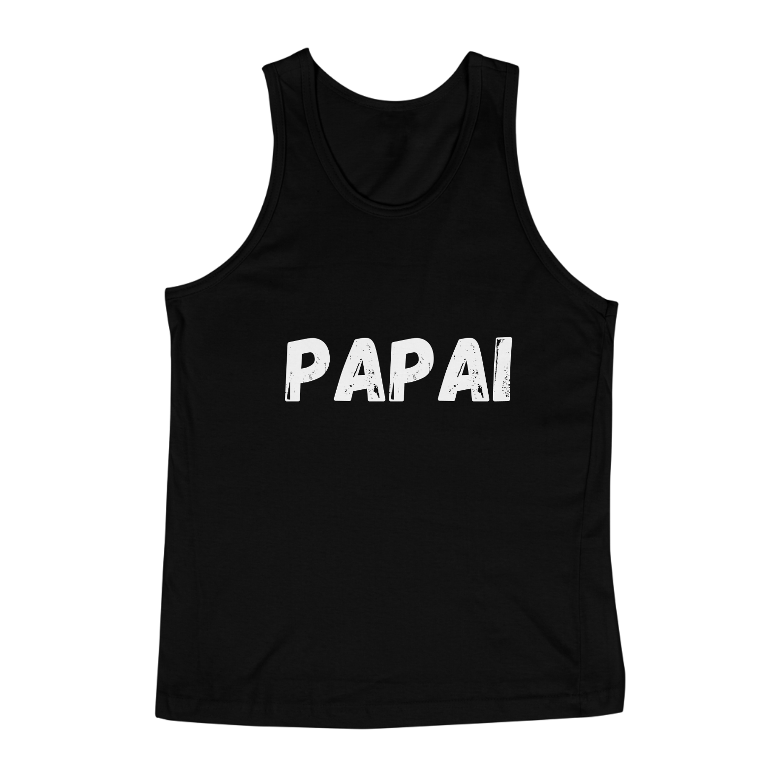 Camiseta Regata Masculina classic Letra branca