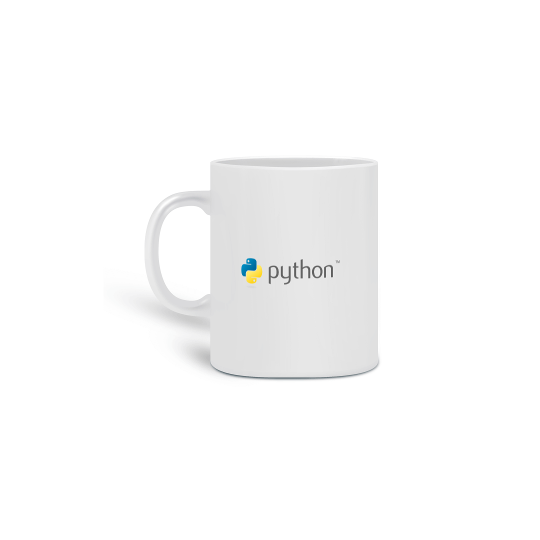 Nome do produto: CANECA - PYTHON (BRANCO)