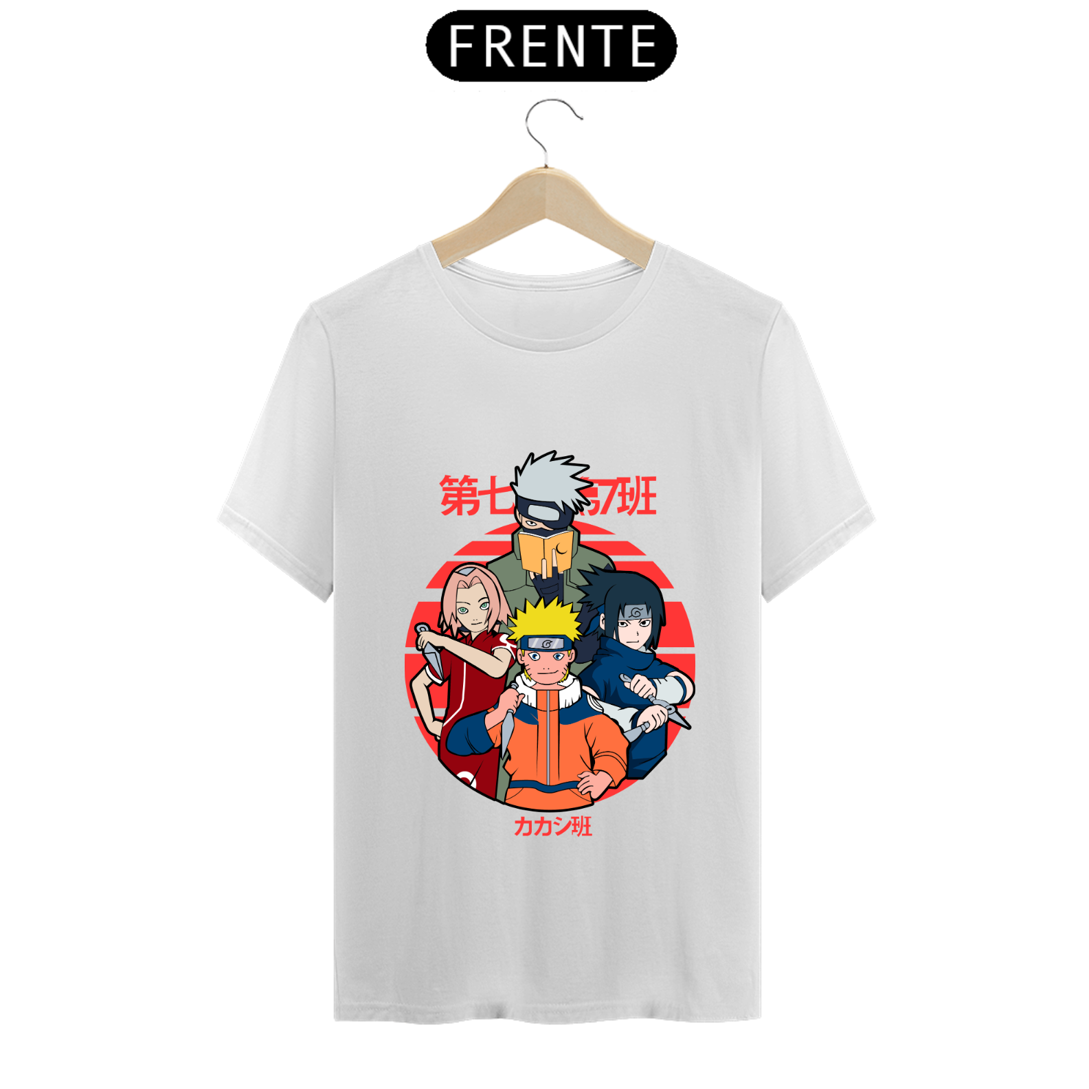 Camiseta - Team 7 (Naruto)