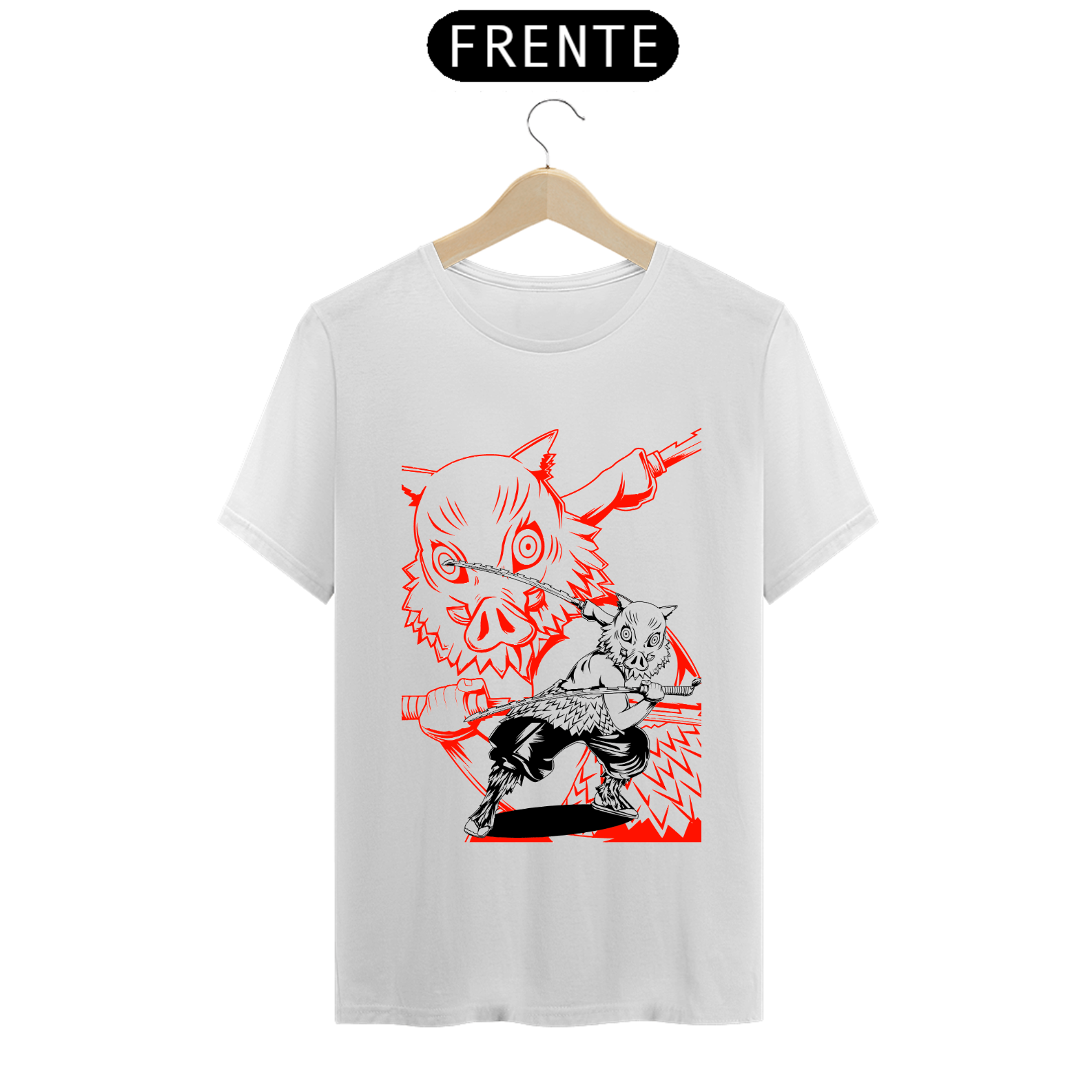 Camiseta - Inosuke Hashibira (Demon Slayer)