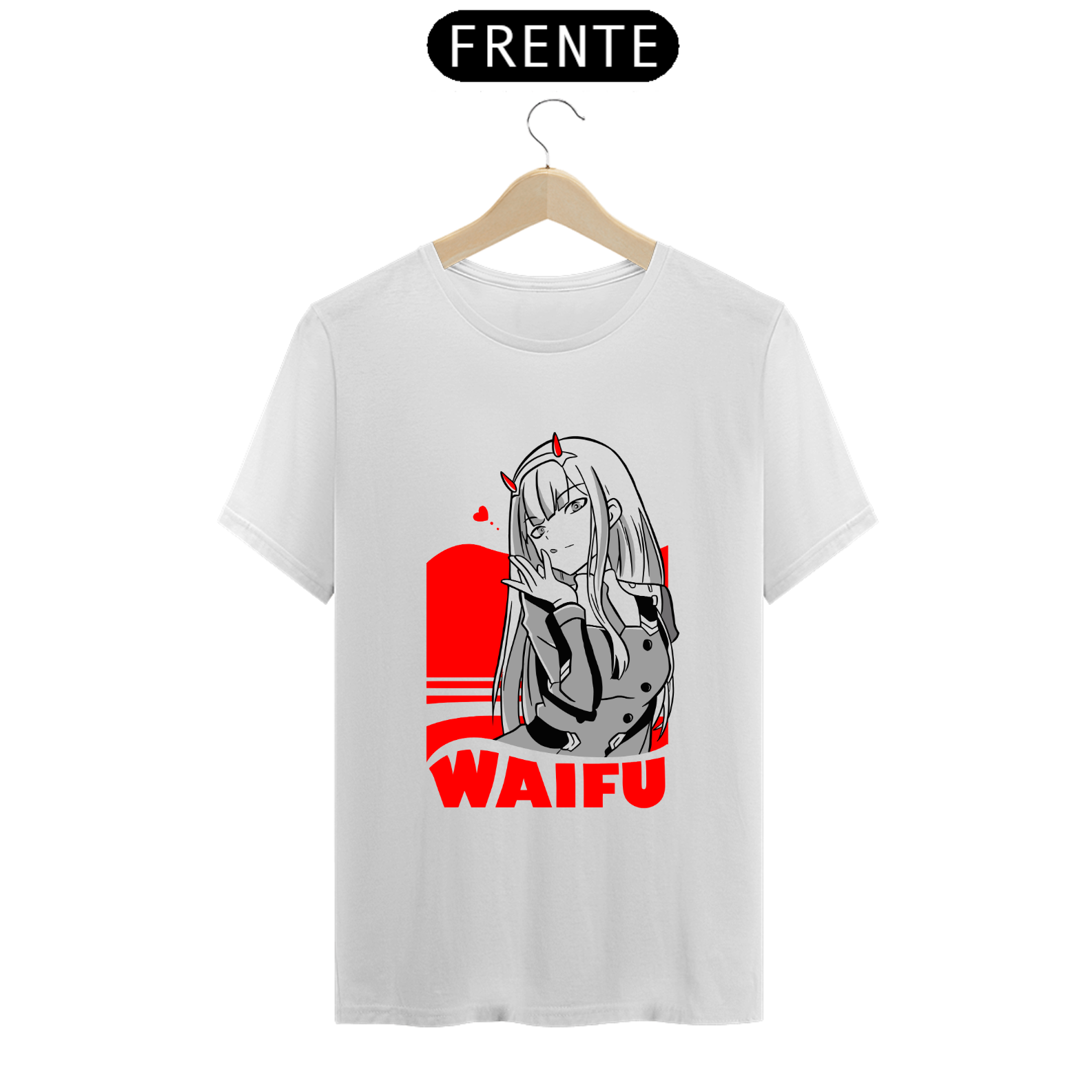 Camiseta - Zero Two (Darling in the Franxx)