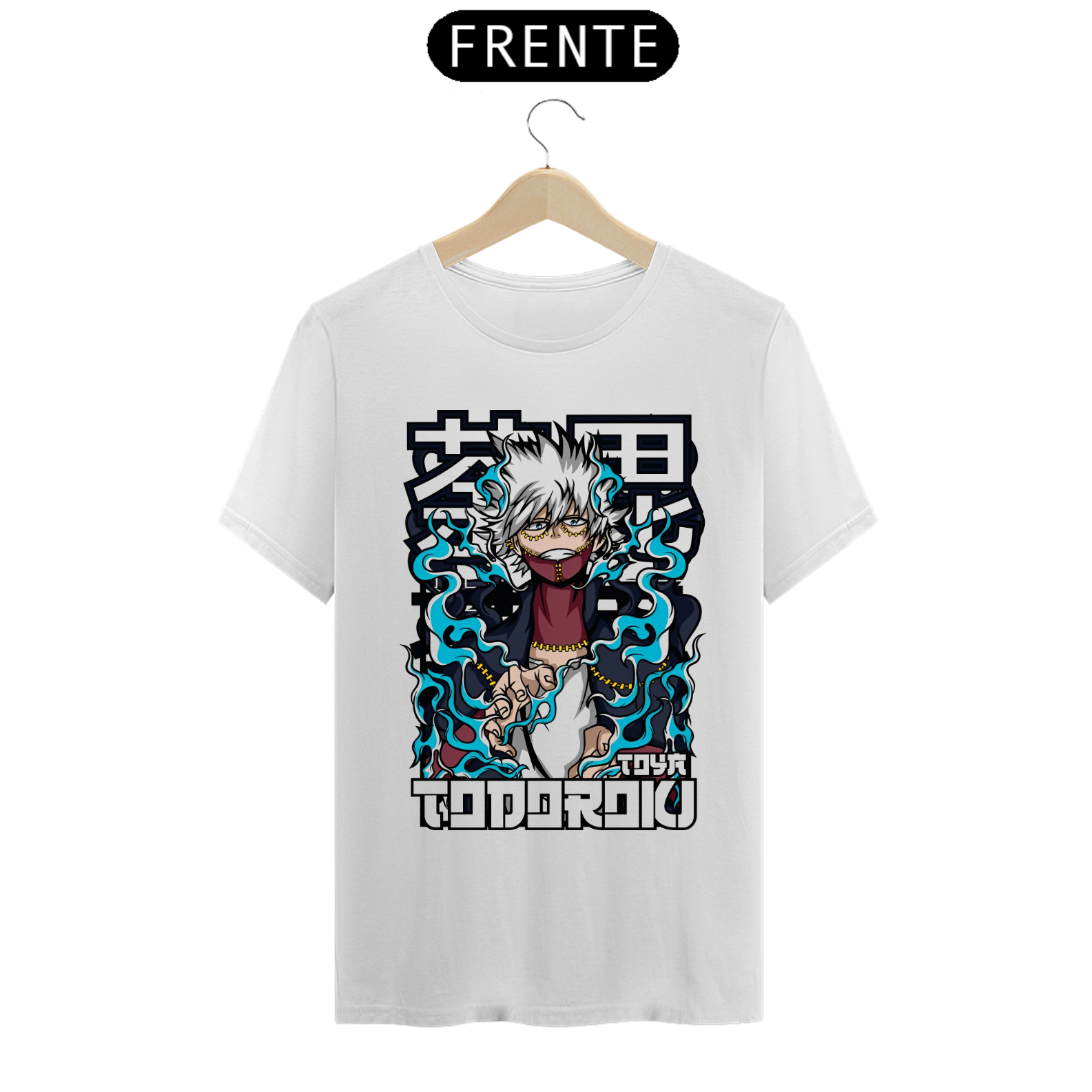 Camiseta - Todoroki (My Hero Academia)