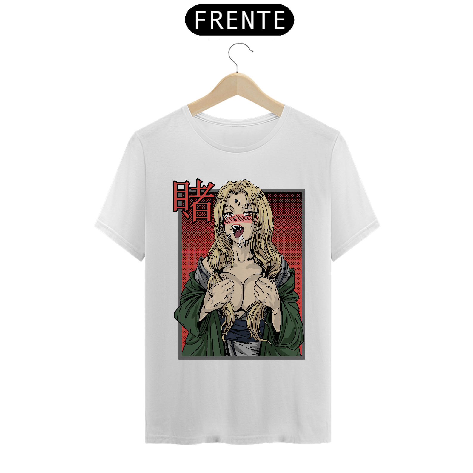 Camiseta - Tsunade Ahegao (Naruto)