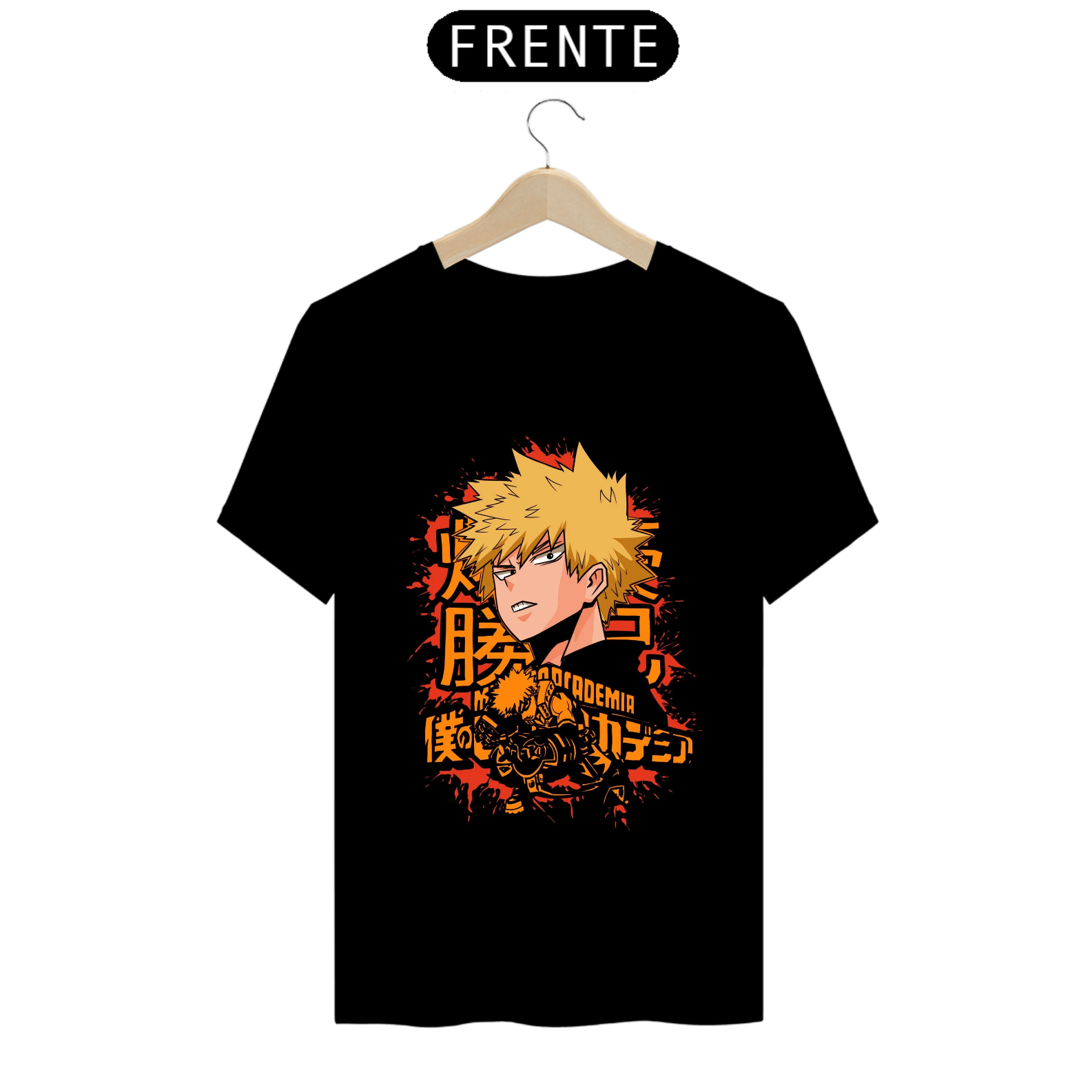 Camiseta - Katsuki Bakugo (My Hero Academia)