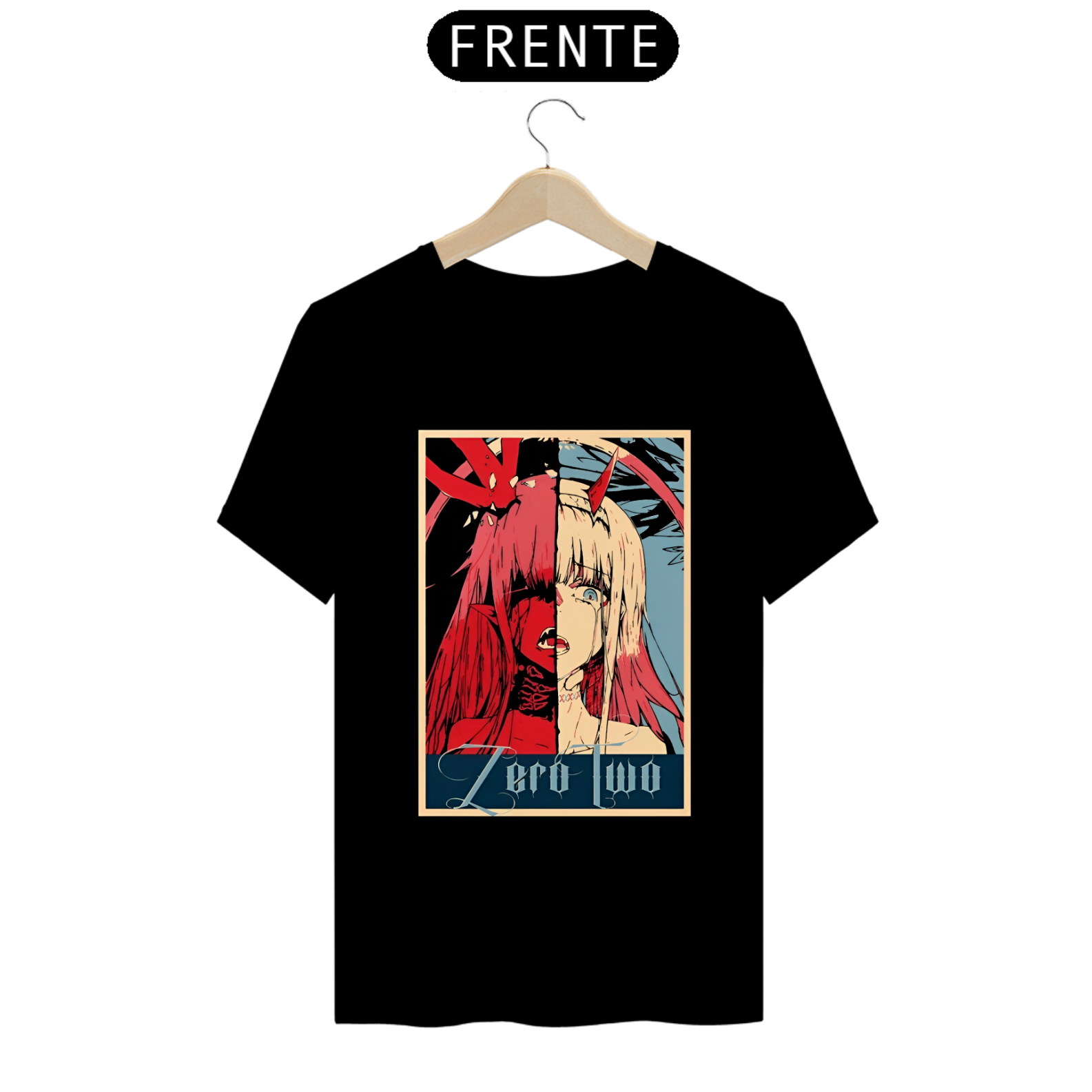 Camiseta - Zero Two (Darling in the Franxx)