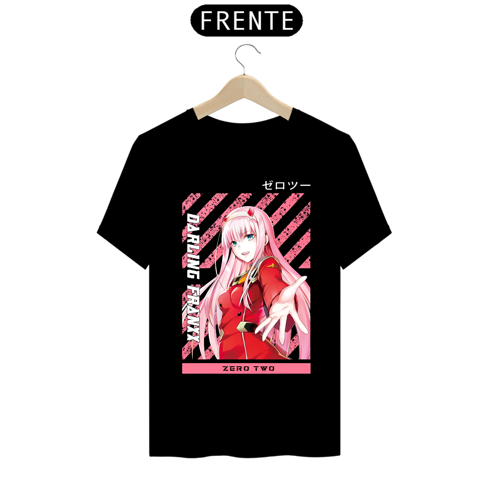 Camiseta - Zero Two (Darling in the Franxx)