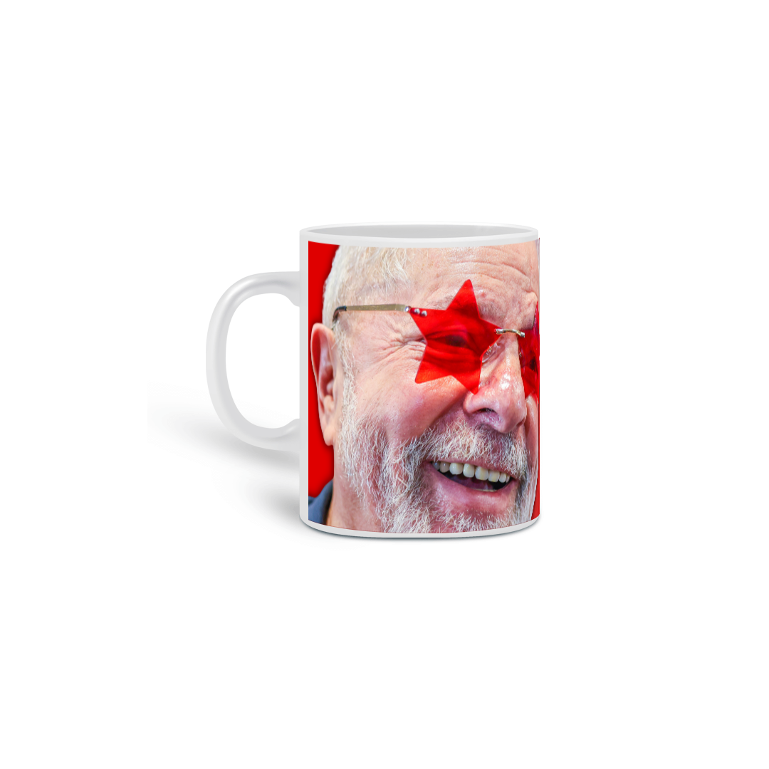 Caneca Lula - A Esperança venceu o medo.