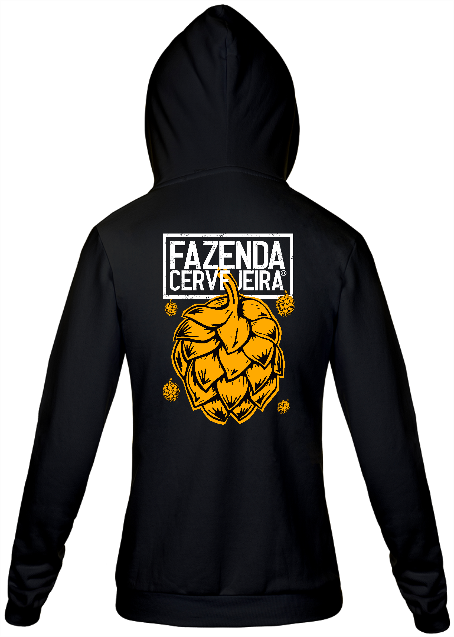 Nome do produto: Moletom com Zíper - Fazenda Cervejeira Lúpulo