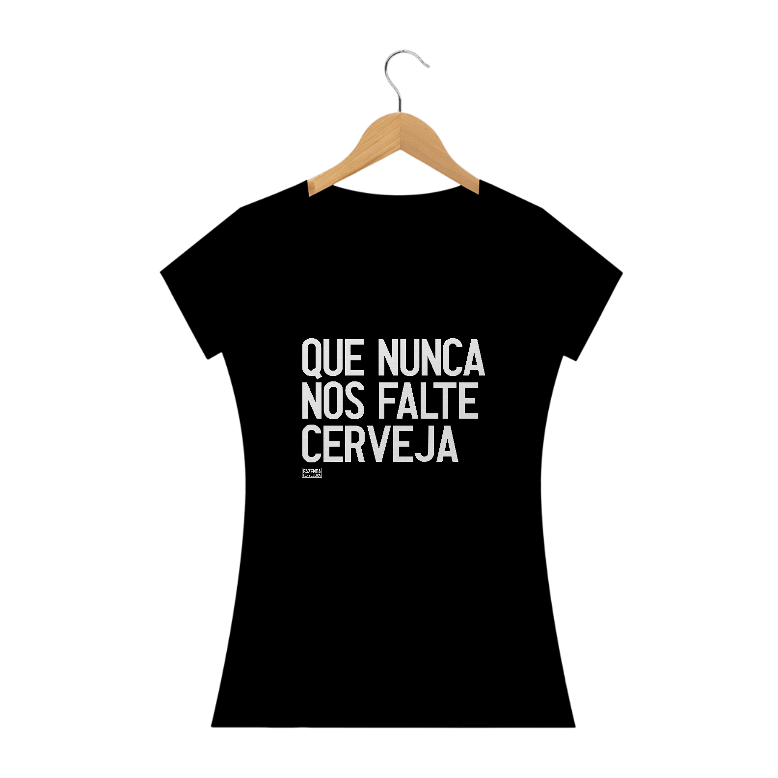Camiseta Baby Long - Que nunca nos falte cerveja