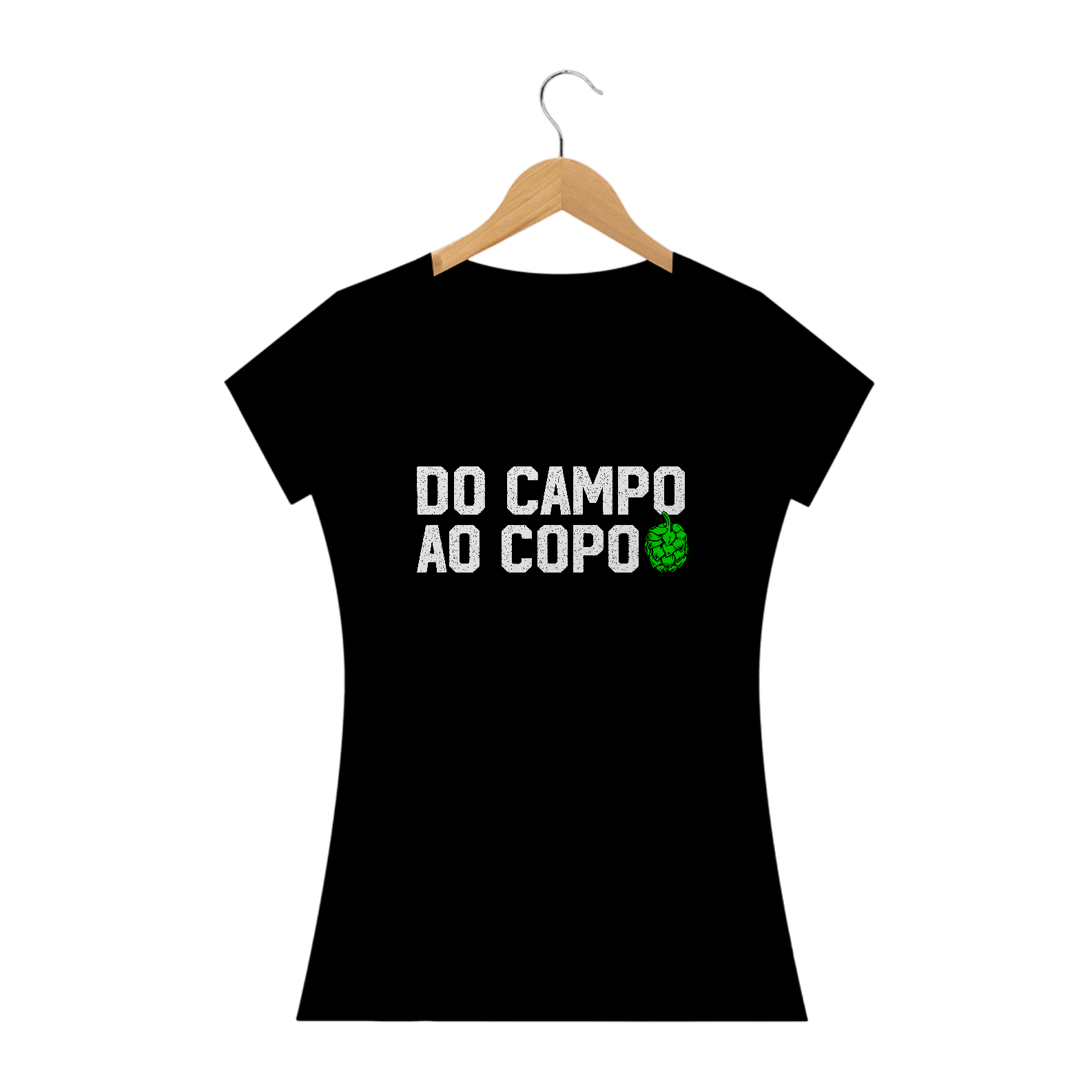 Camiseta Baby Long - Do campo ao copo