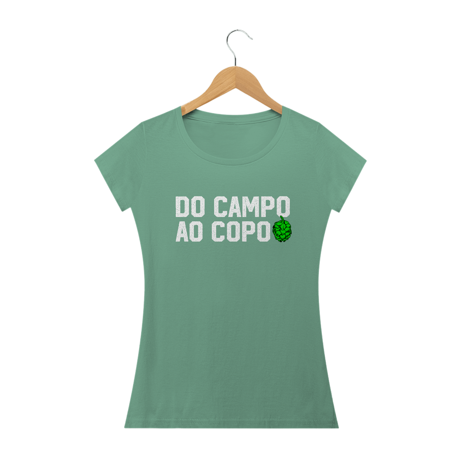 Camiseta Baby Long Estonada - Do campo ao copo