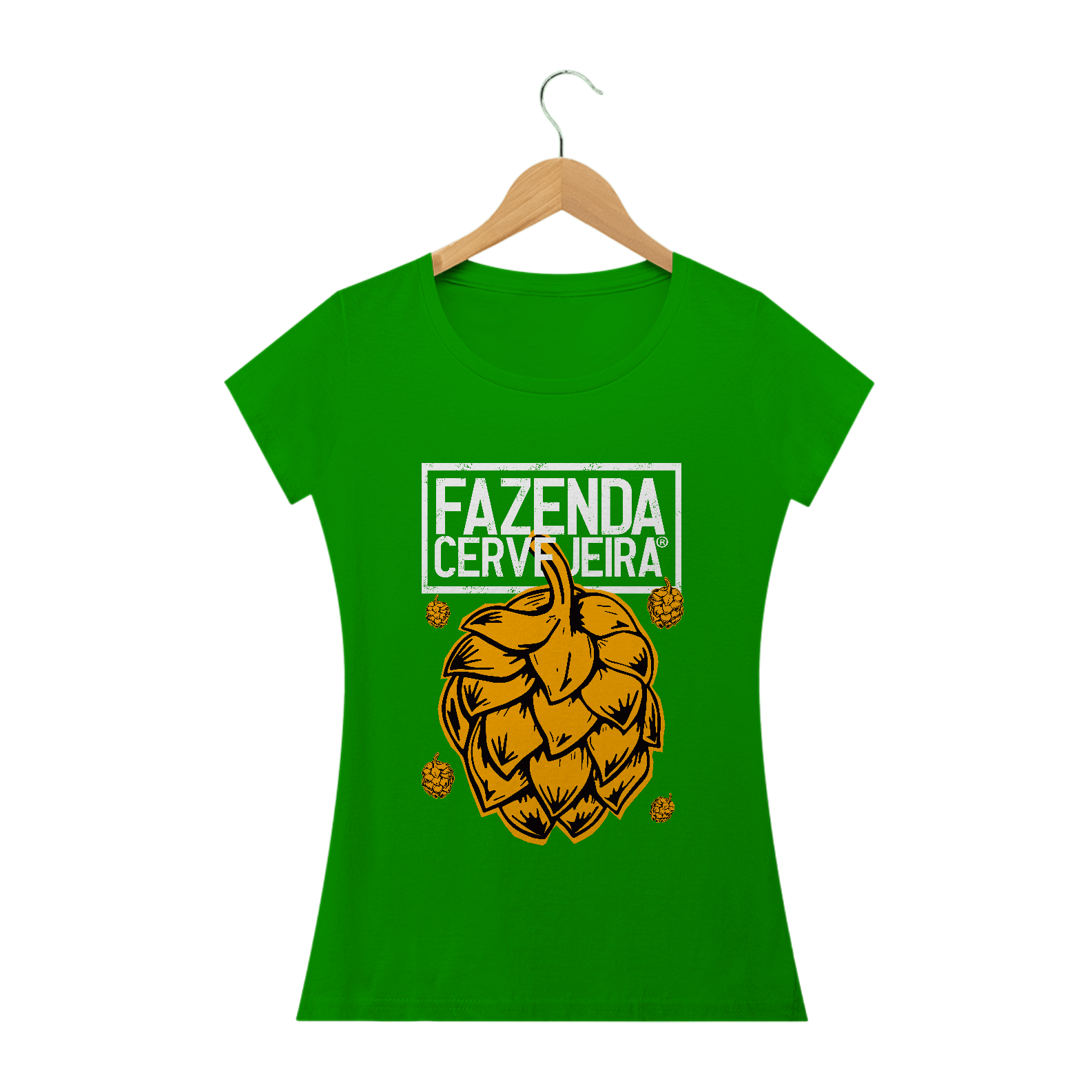 Camiseta Baby Long - Fazenda Cervejeira Lúpulo