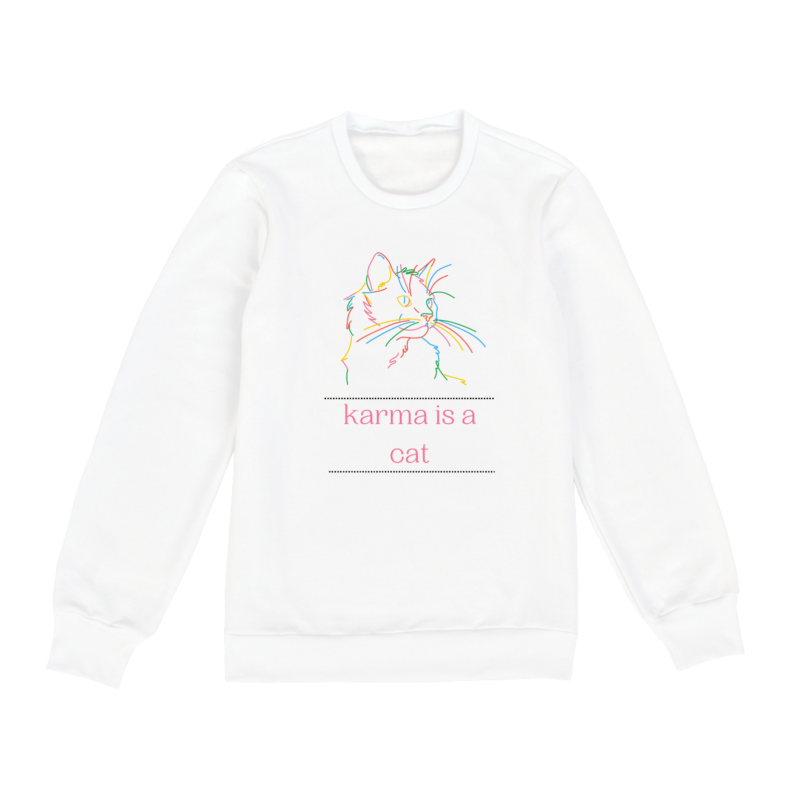 karma is a cat moletom - Taylor Swift