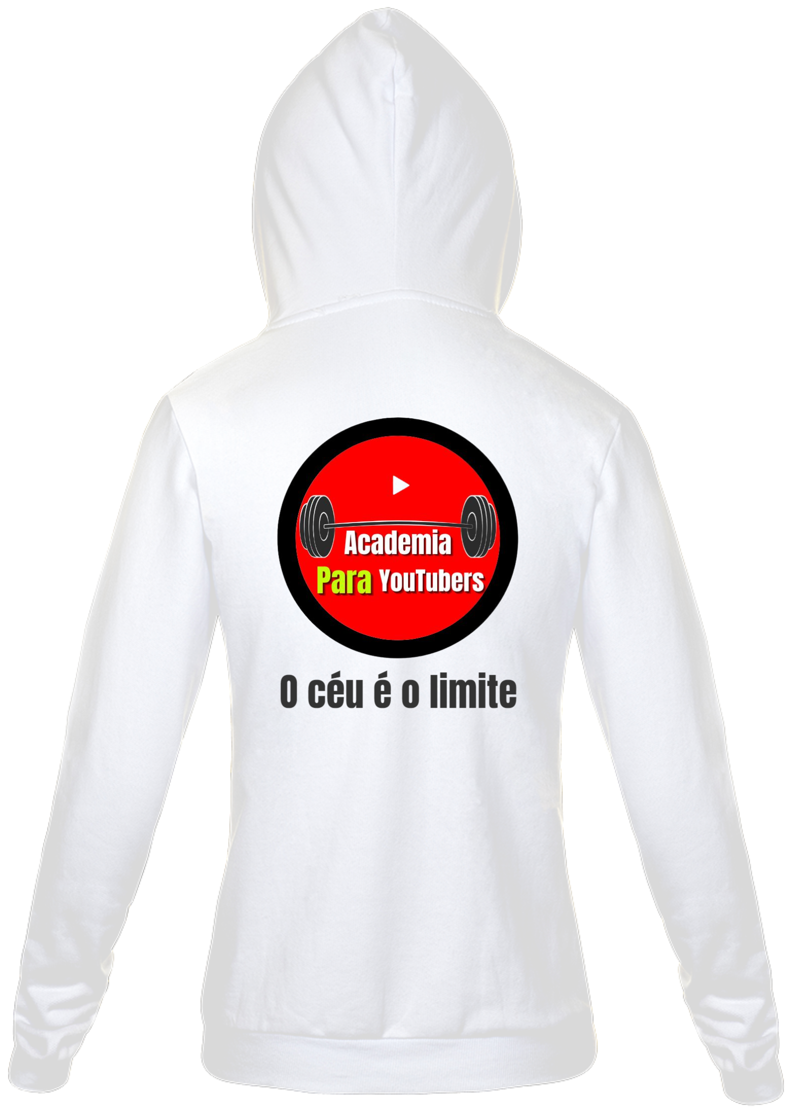 Moletom com zíper unissex