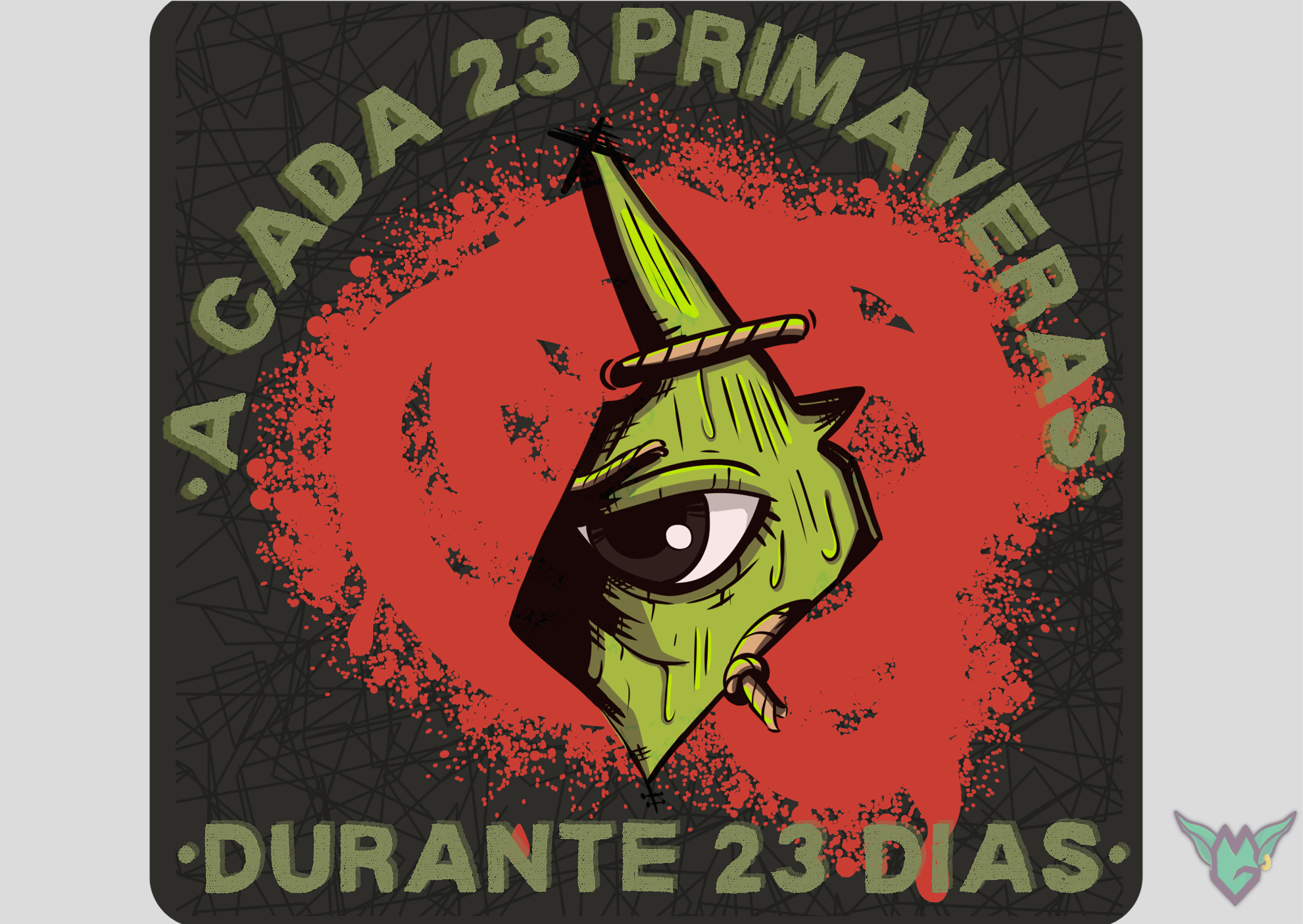 Pôster Olhos Famintos - Arte by: @deivolart