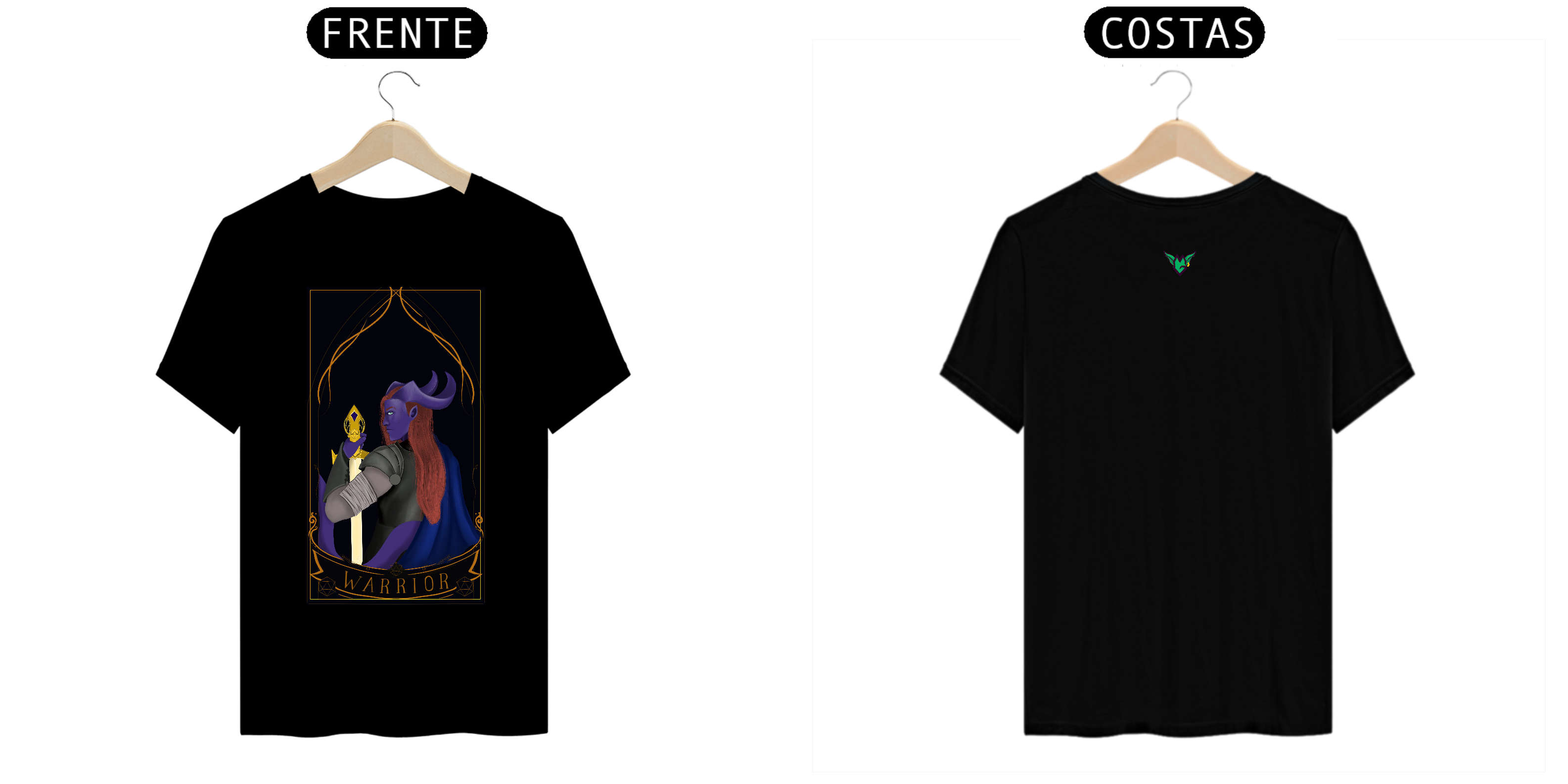 Coleção Cartas DnD - Warrior - Arte by: @digitaldascaverna