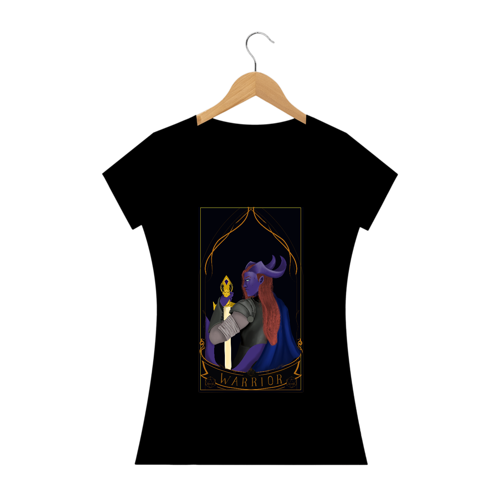 Coleção Cartas DnD - Warrior - Arte by: @digitaldascaverna