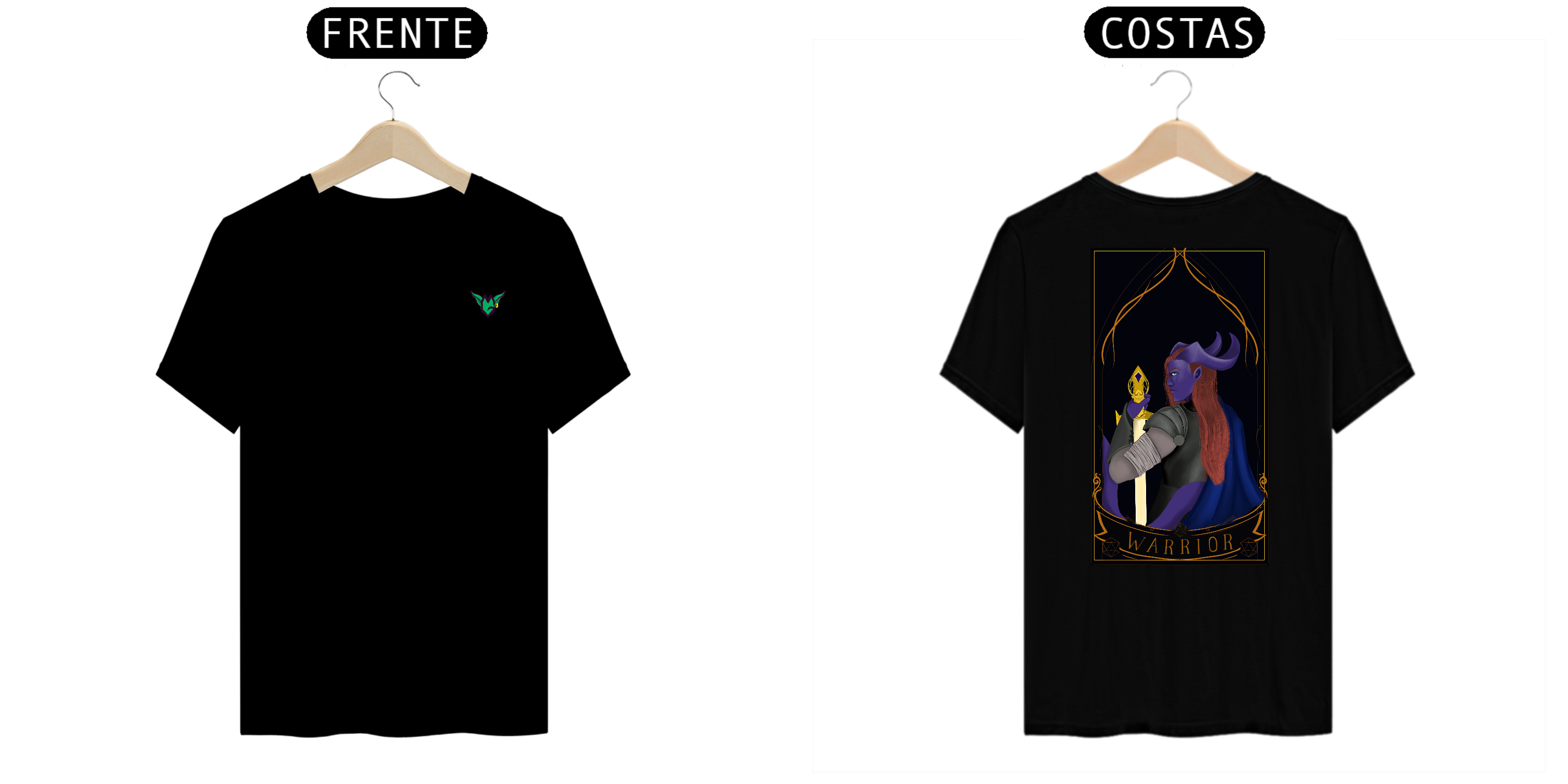 Coleção Cartas DnD - Warrior - Arte by: @digitaldascaverna