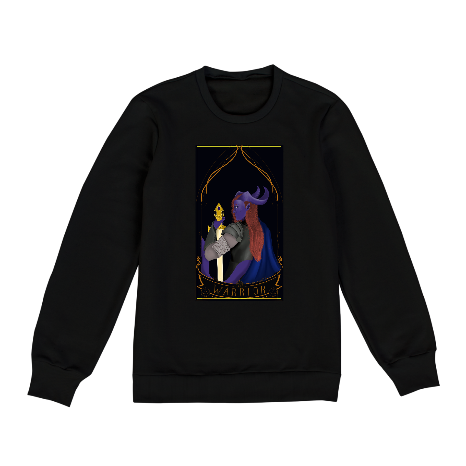 Coleção Cartas DnD - Warrior - Arte by: @digitaldascaverna