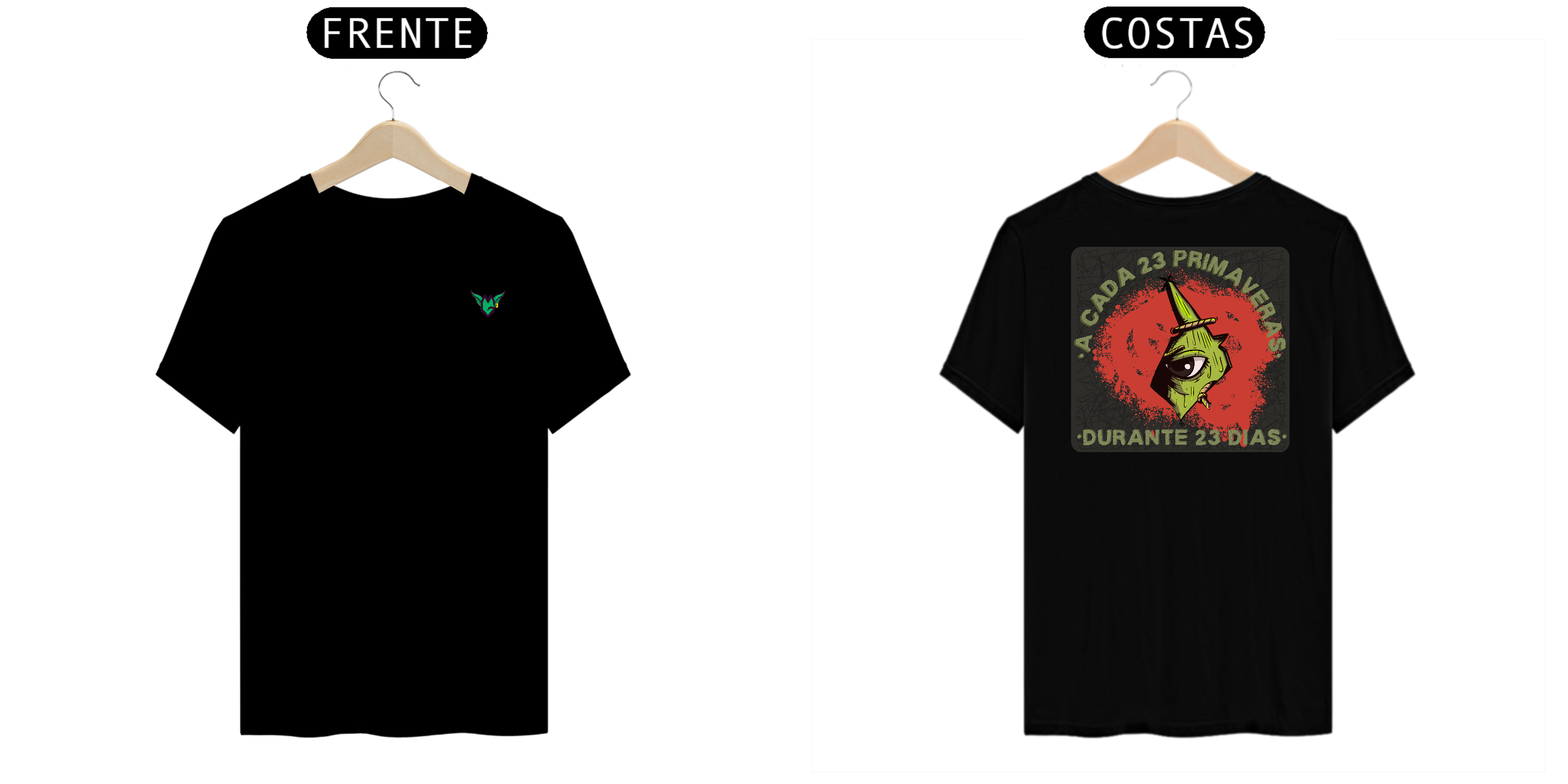 Camiseta Olhos Famintos - Arte by: @deivolart