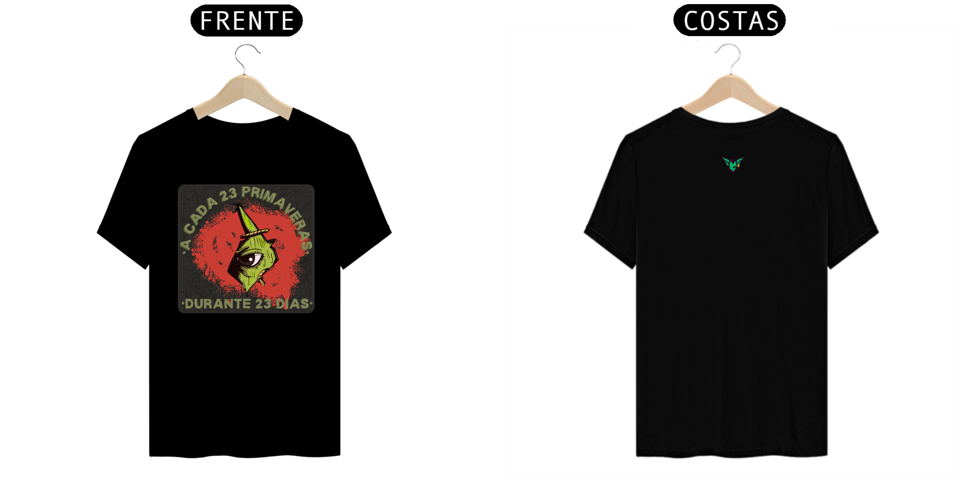 Camiseta Olhos Famintos - Arte by: @deivolart