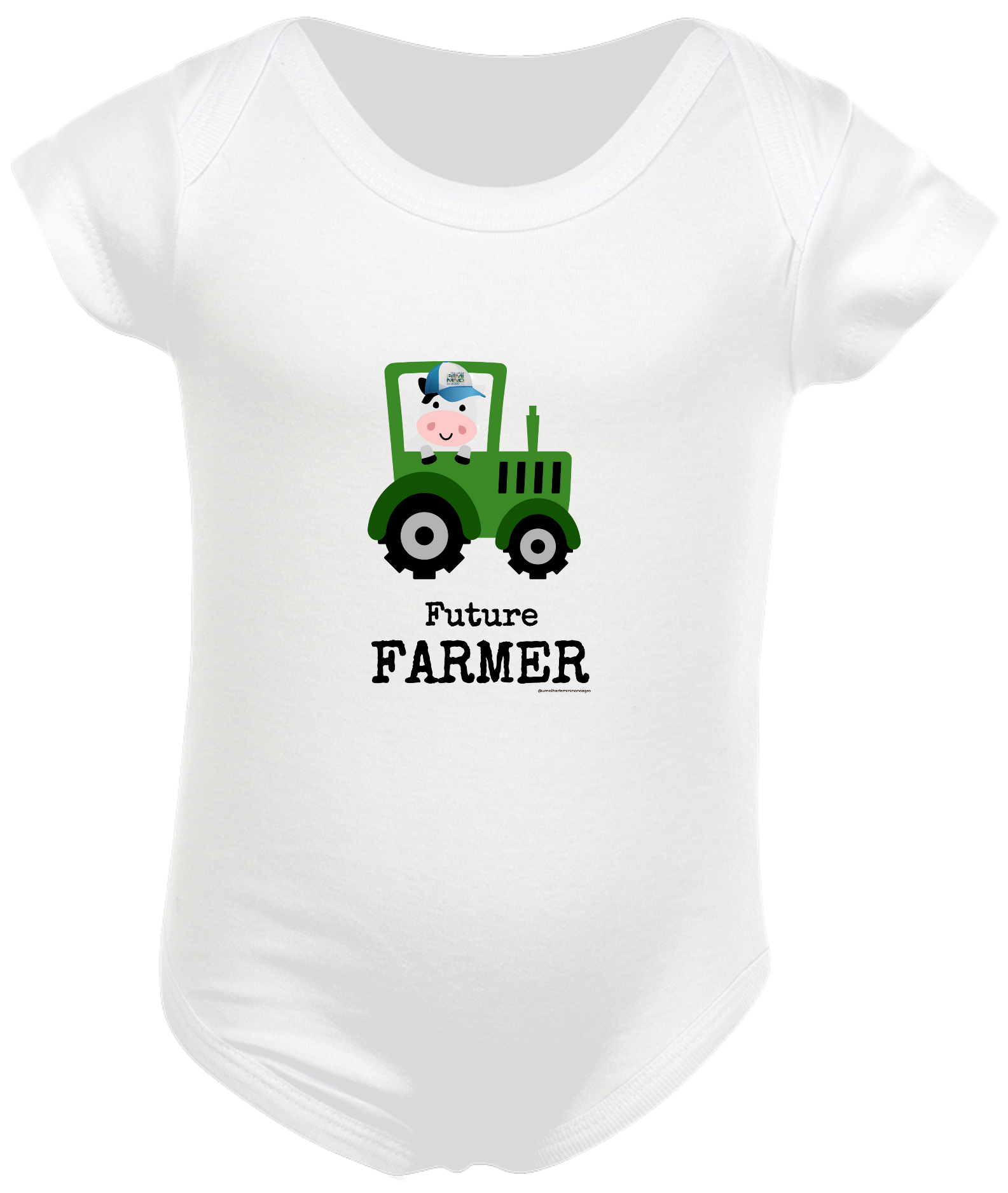 Body Baby Futuro Agricultor #umolharfemininonoagro