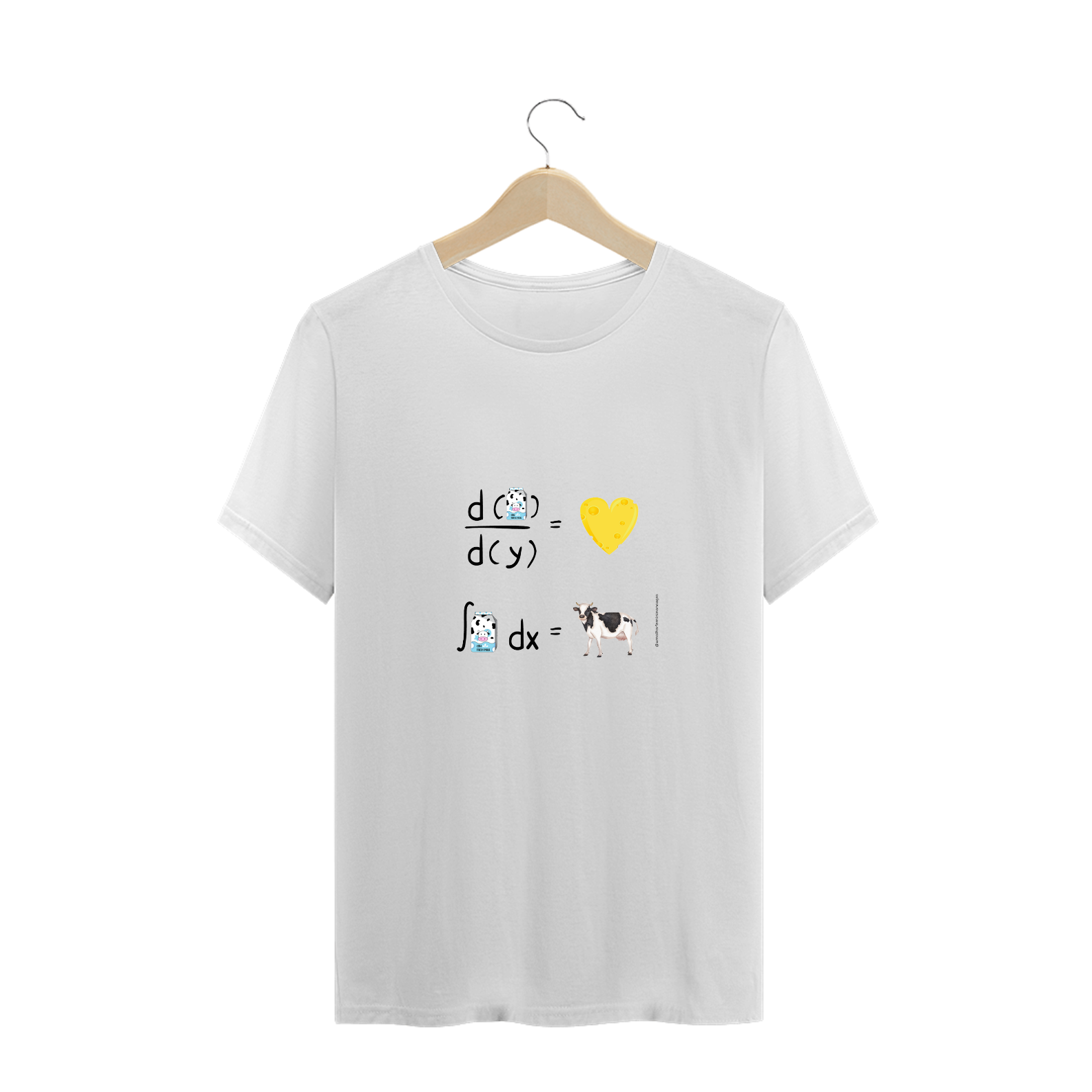 T-Shirt Clássica - Matemática do Leite