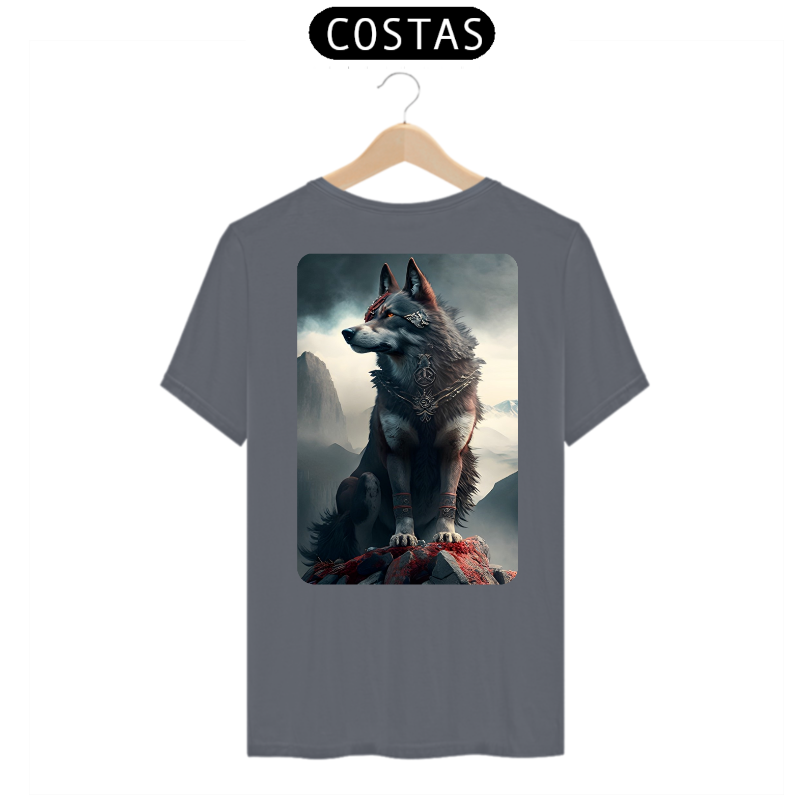 Lobo viking na montanha - Coleção Sombrias