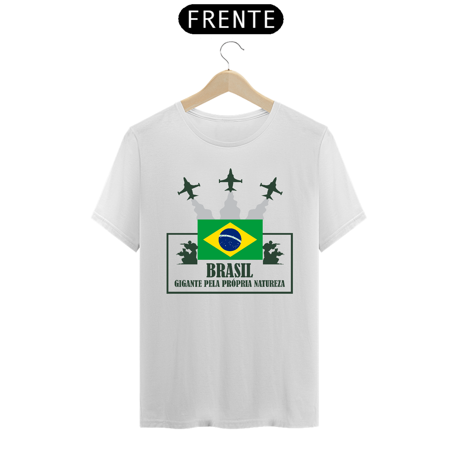 Nome do produto: Camisa Brasil gigante pela própria natureza