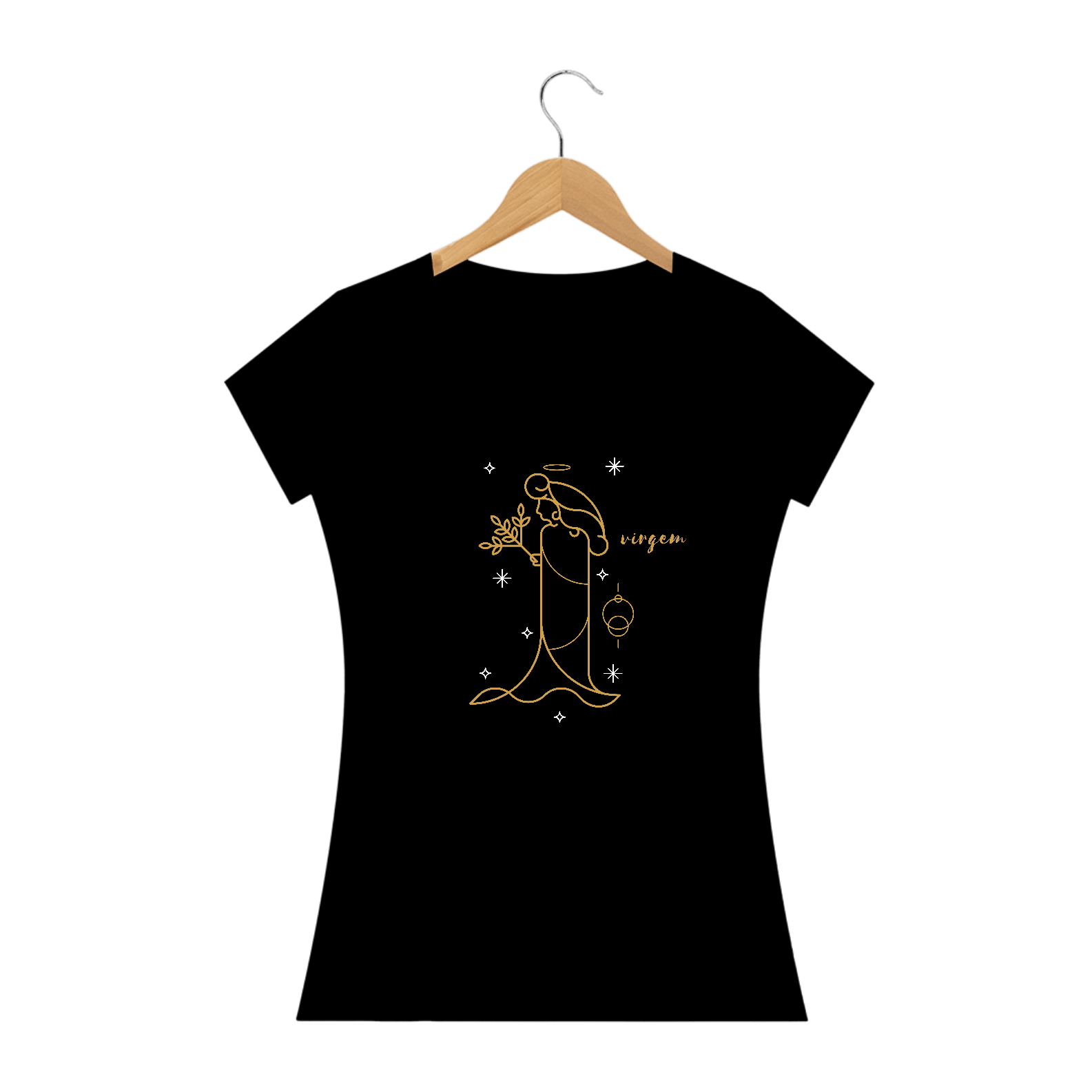 Camiseta Baby Look Long Signos Virgem