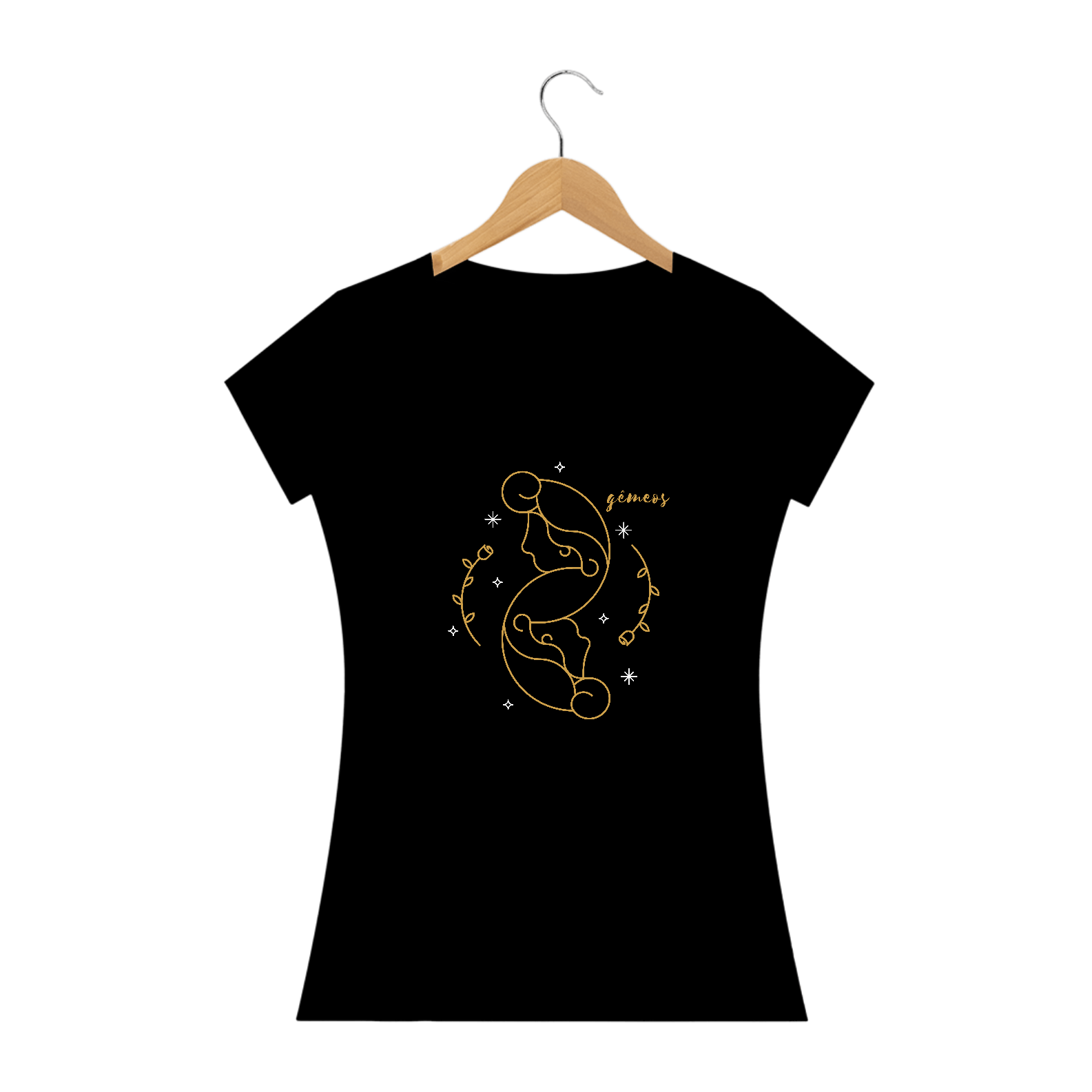 Camiseta Baby Look Long Signos Gêmeos