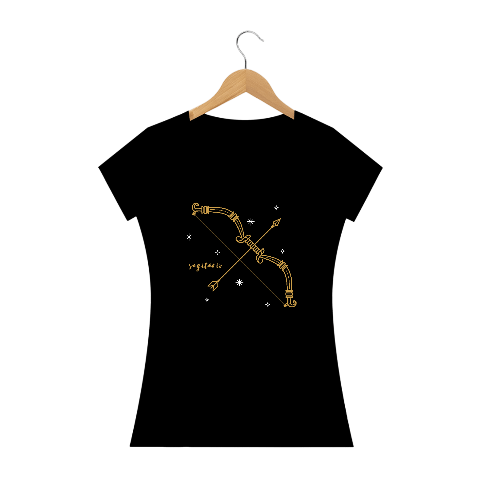 Camiseta Baby Look Long Signos Sagitário