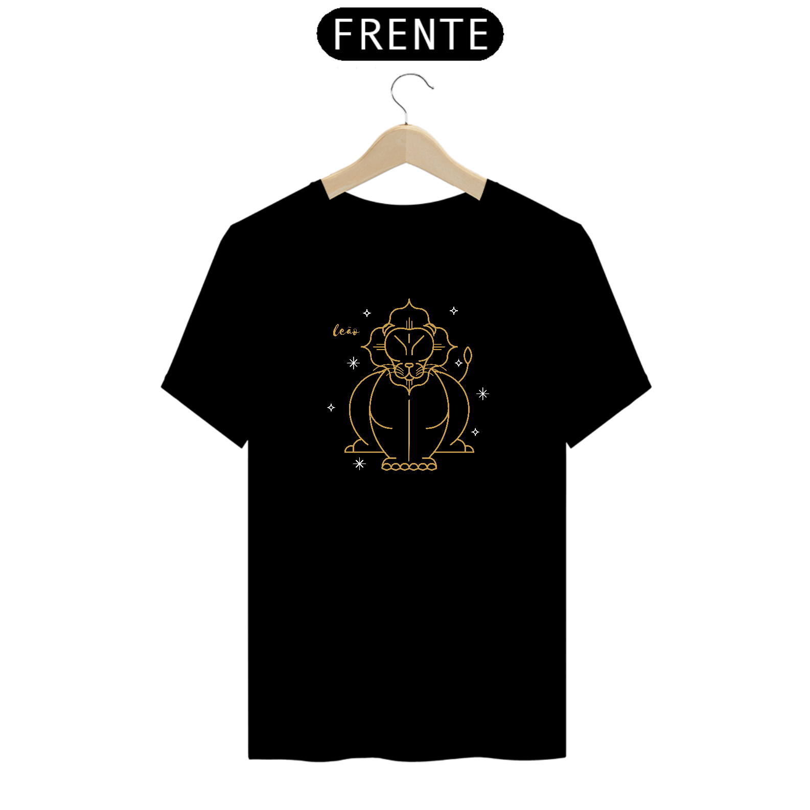 Camiseta Masculina Signos Leão