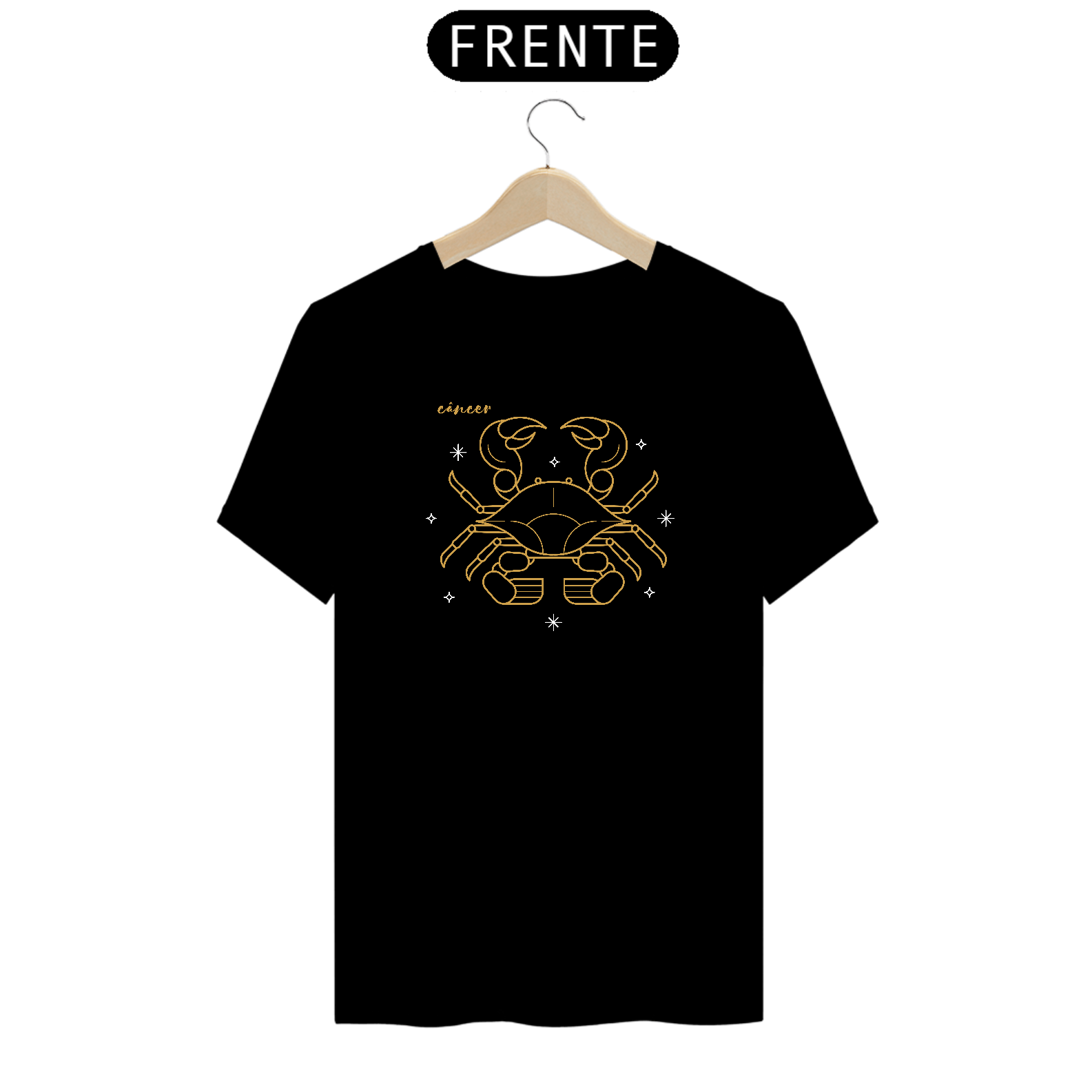 Camiseta Masculina Signos Câncer