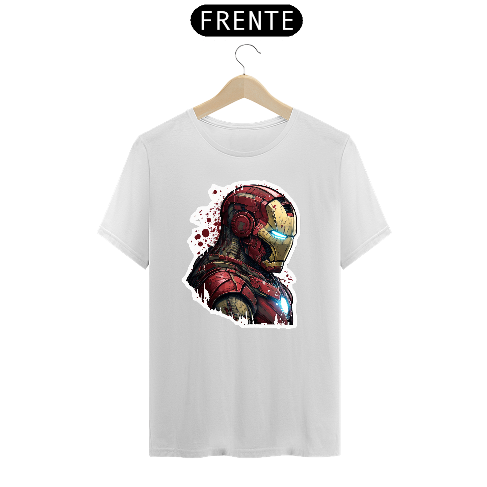 Camiseta Classic Iron Man Sticker
