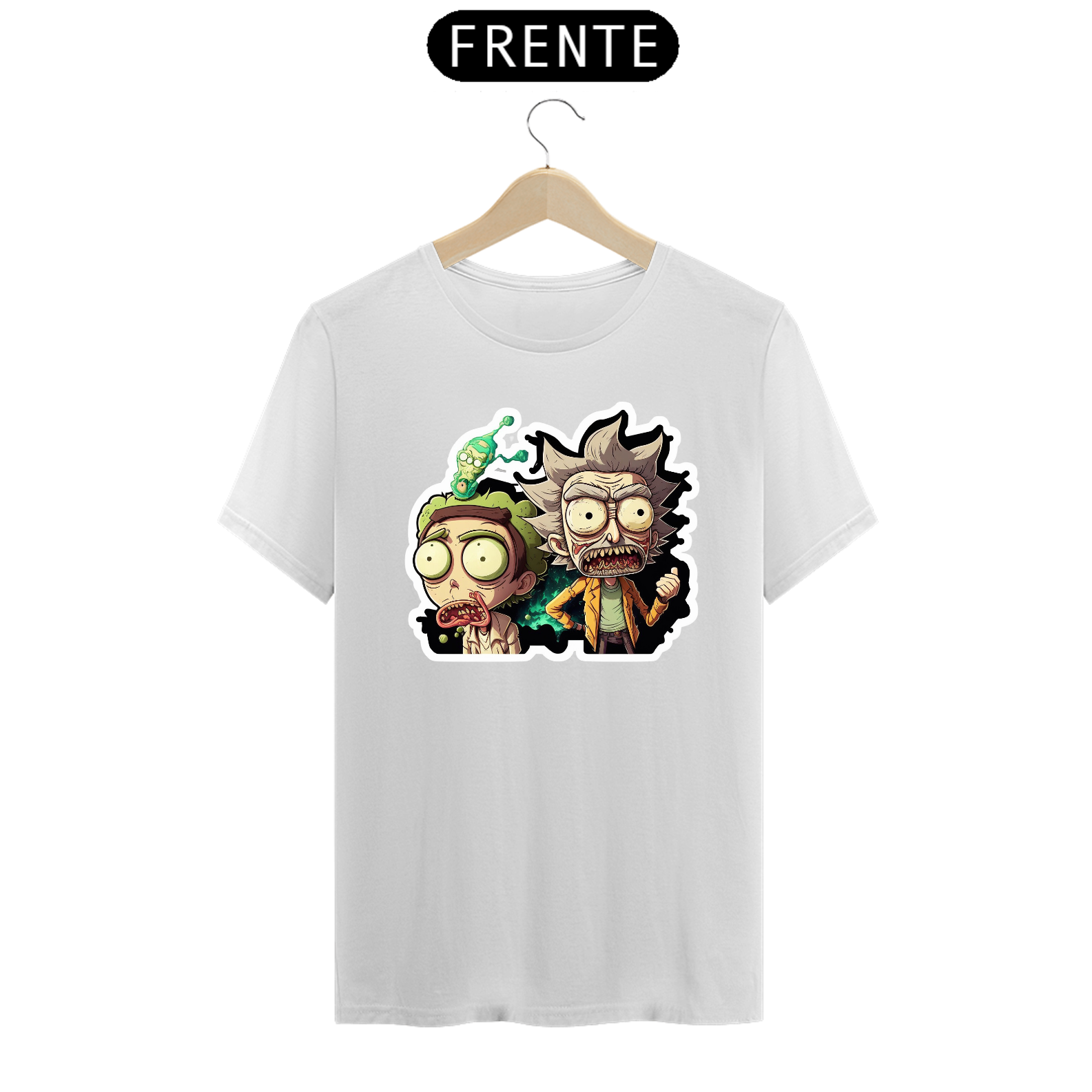 Camiseta Classic Ricky and Morty sticker
