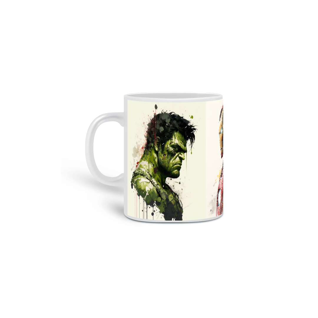 Caneca Avengers Abstract Arte