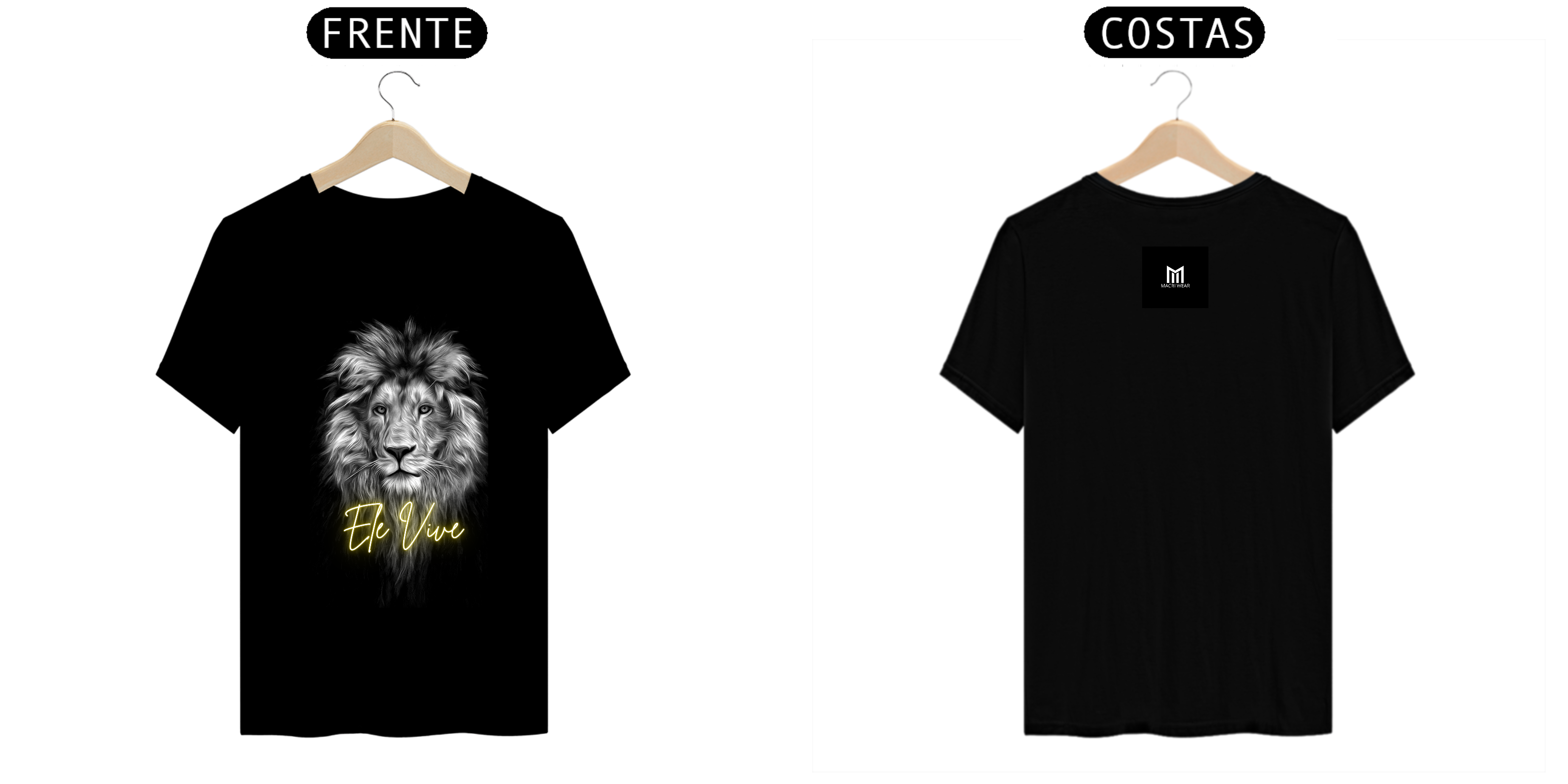 Nome do produto  Tshirt ele vive