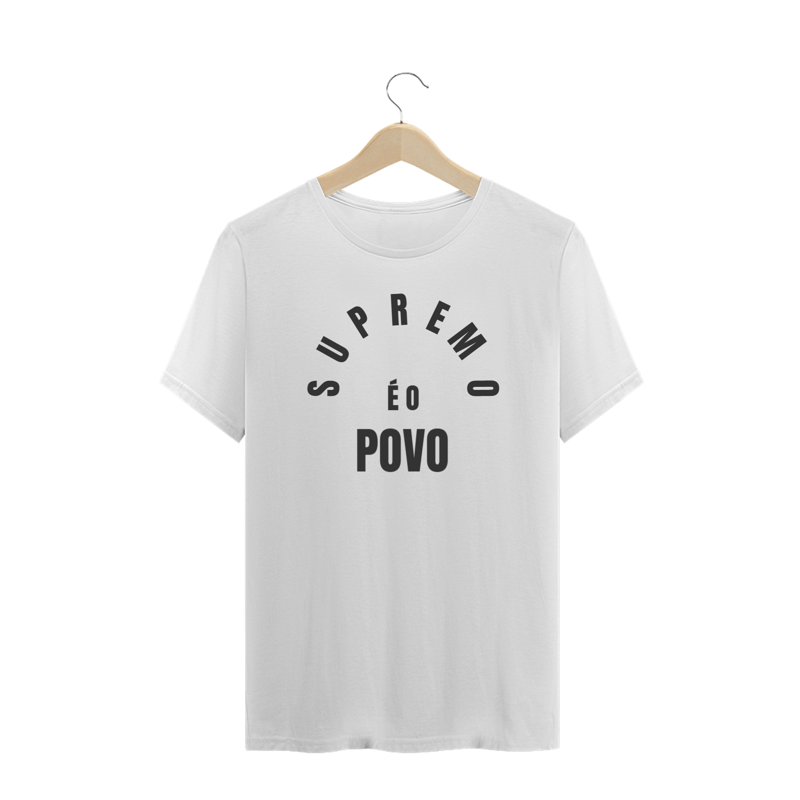 CAMISETA PLUS SIZE SUPREMO É O POVO