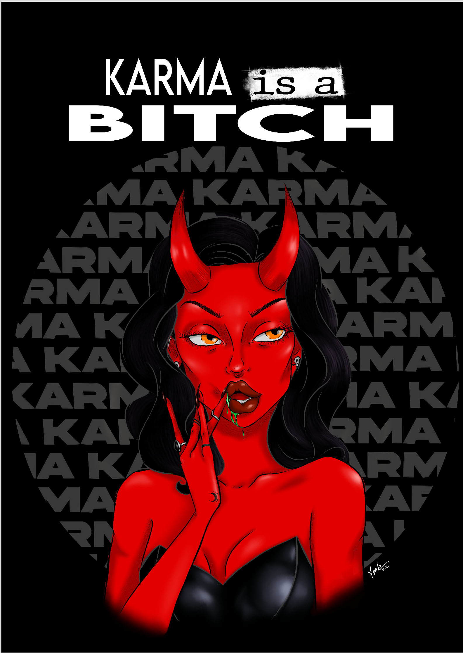 Nome do produto  Poster Karma