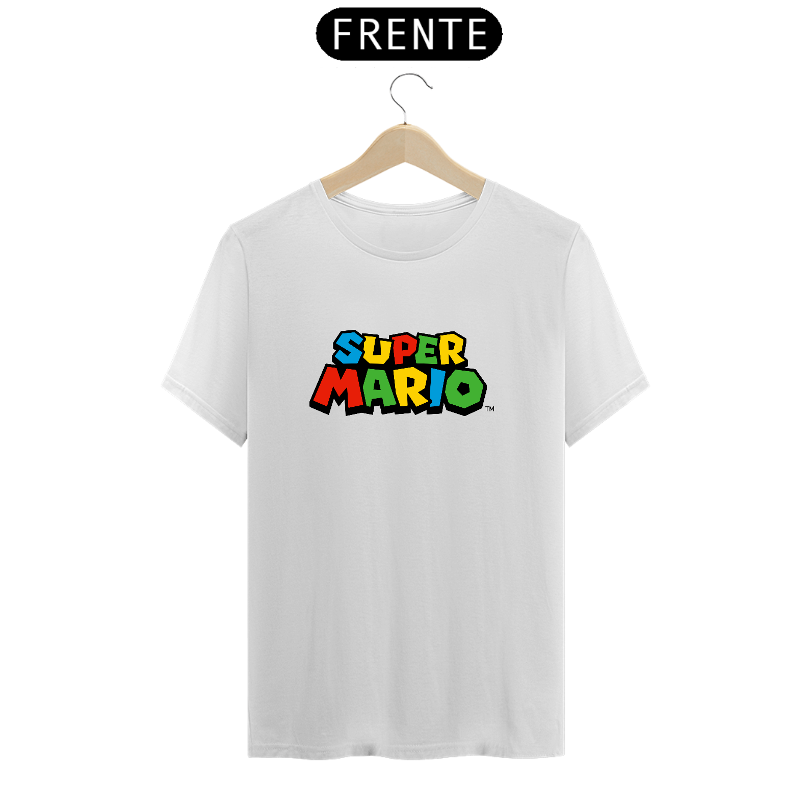 T-Shirt Classic Camisetas Nostalgia 90, Super mario em