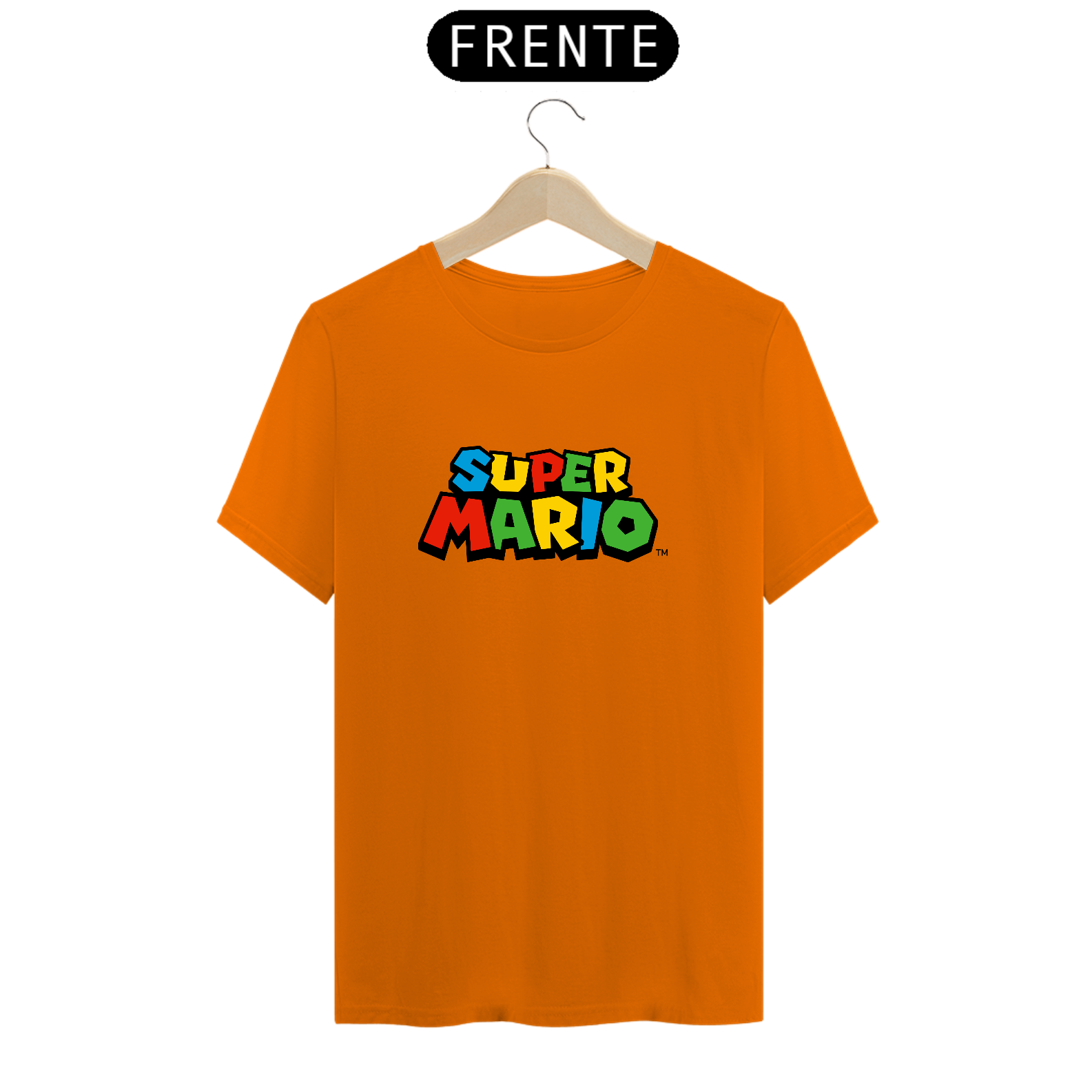 T-Shirt Classic Camisetas Nostalgia 90, Super mario em