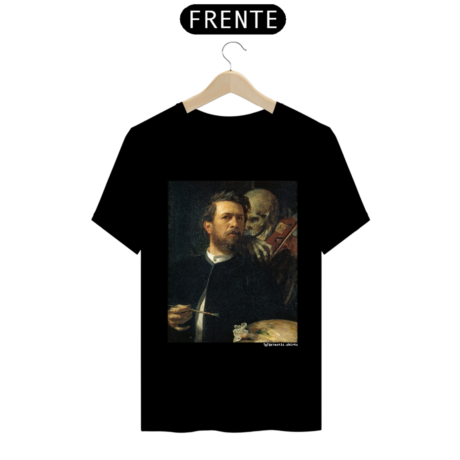 Camiseta Retrato com a Morte