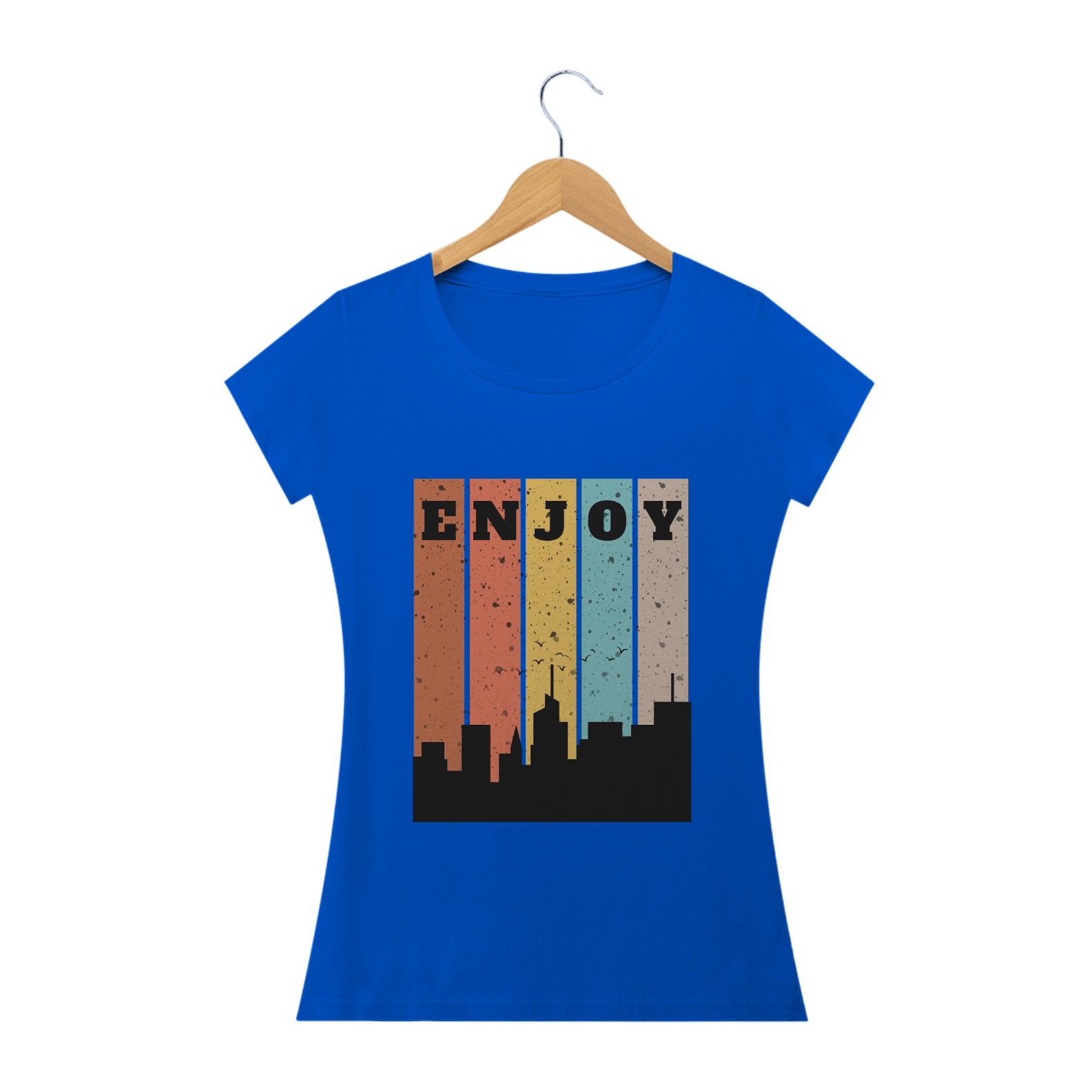 T-shirt baby long Enjoy color