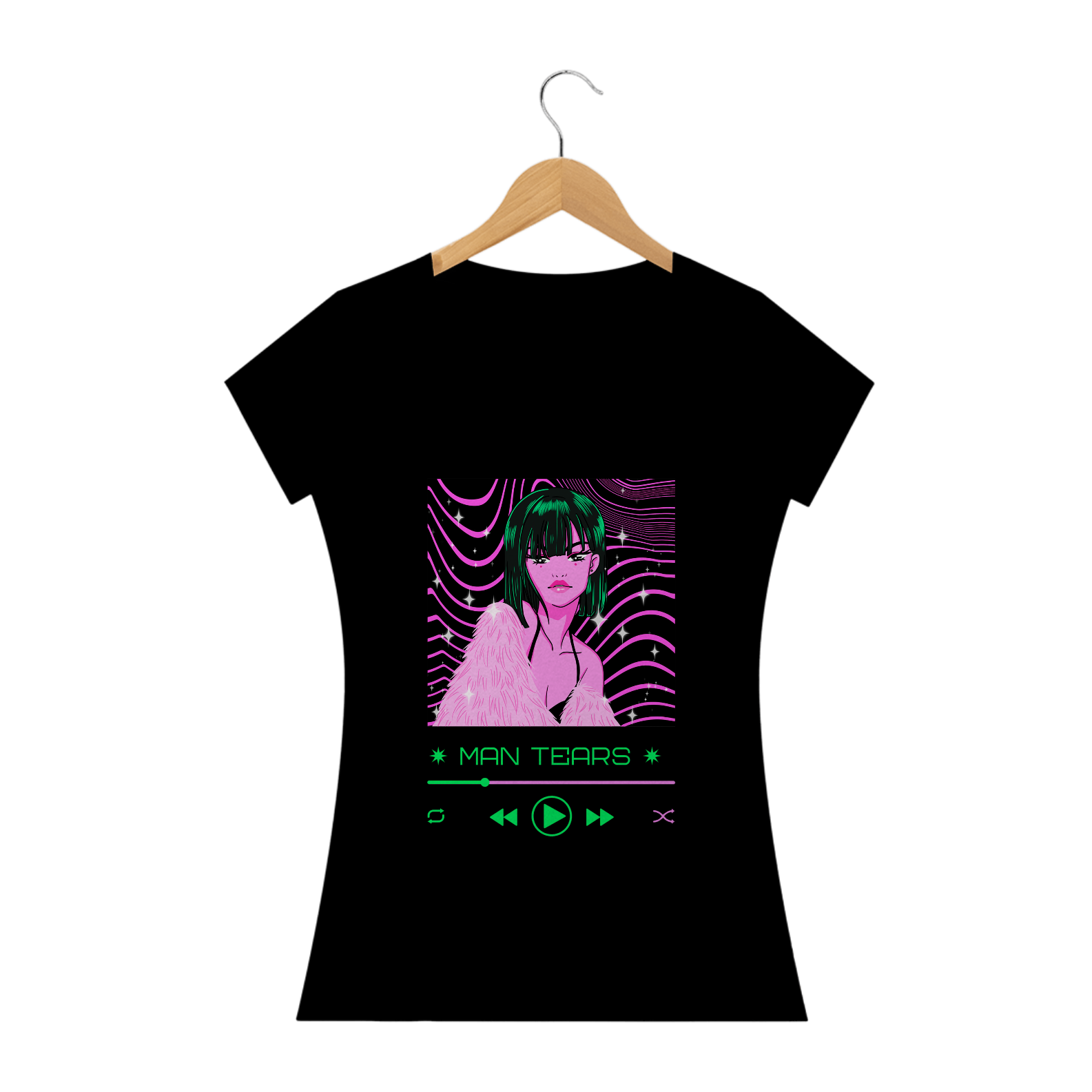 T-shirt baby long Man tears